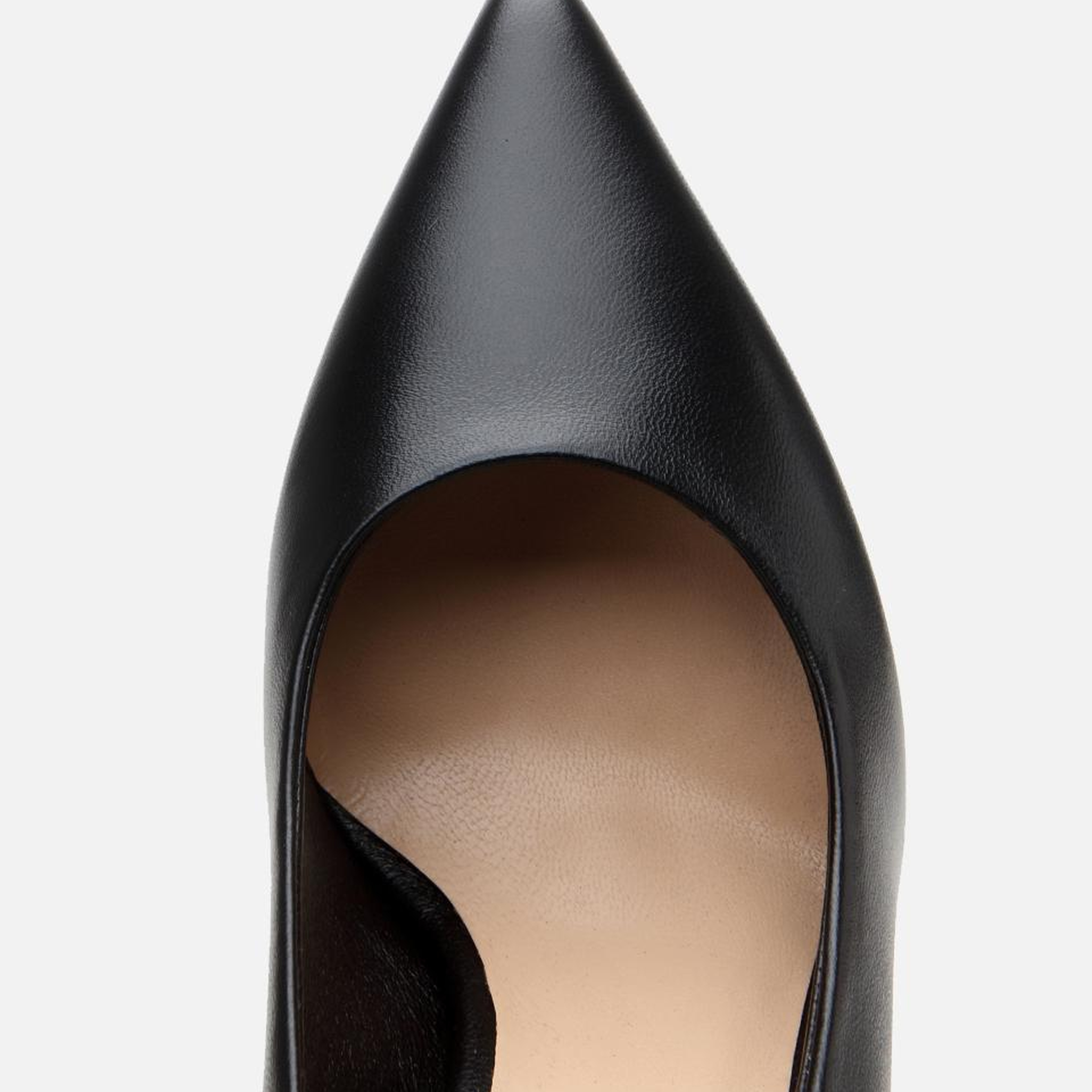 Kadın Deri Siyah İnce Topuklu Stiletto