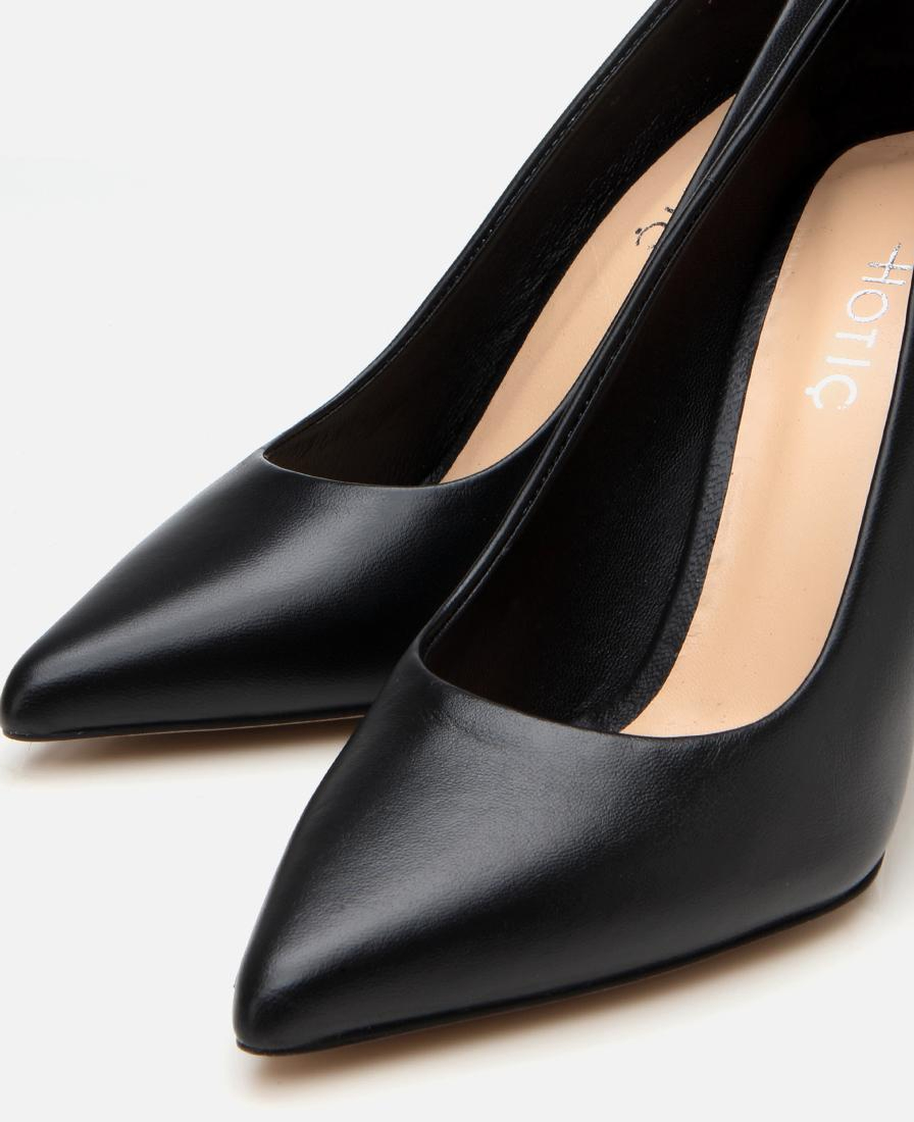 Kadın Deri Siyah İnce Topuklu Stiletto