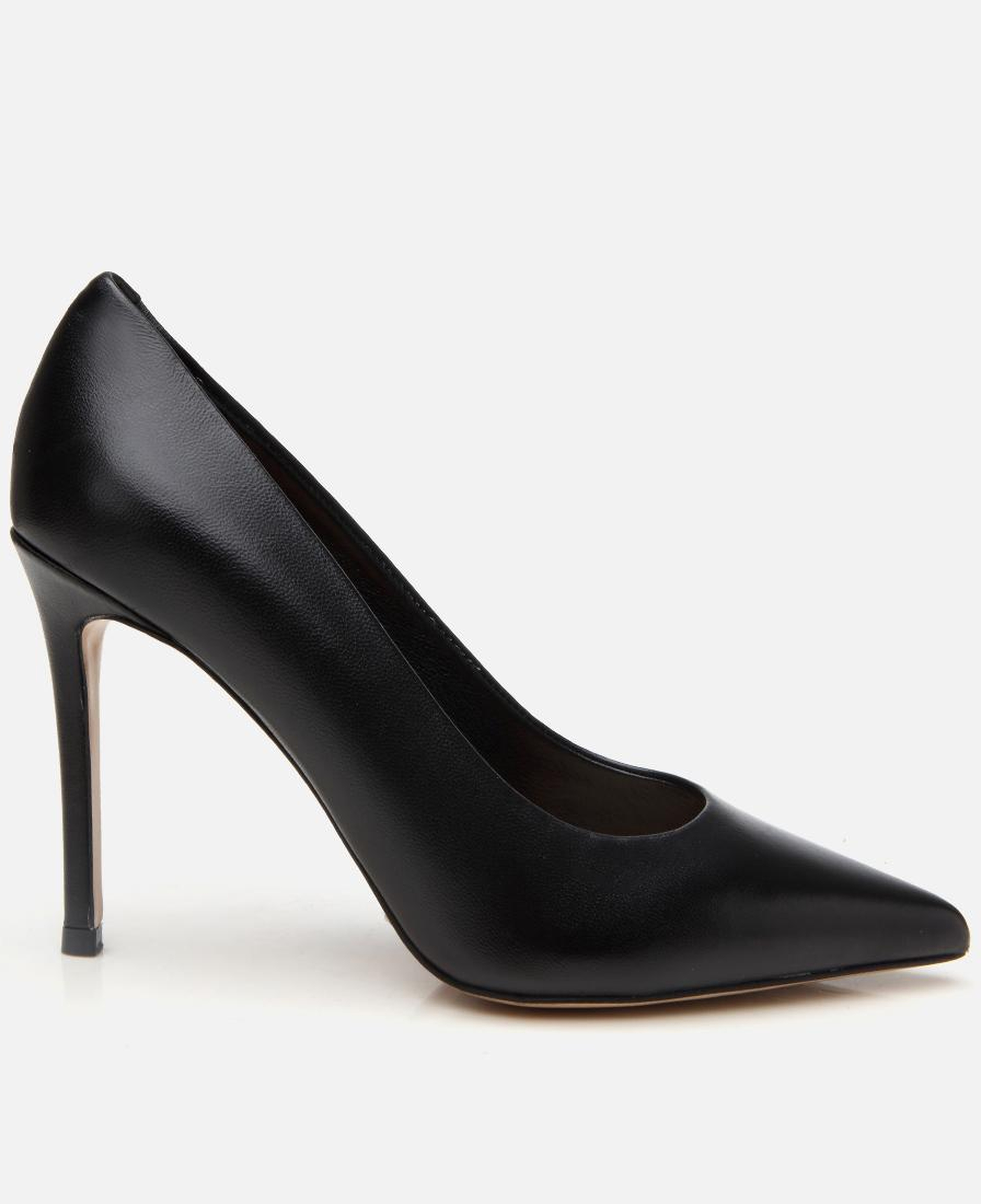 Kadın Deri Siyah İnce Topuklu Stiletto