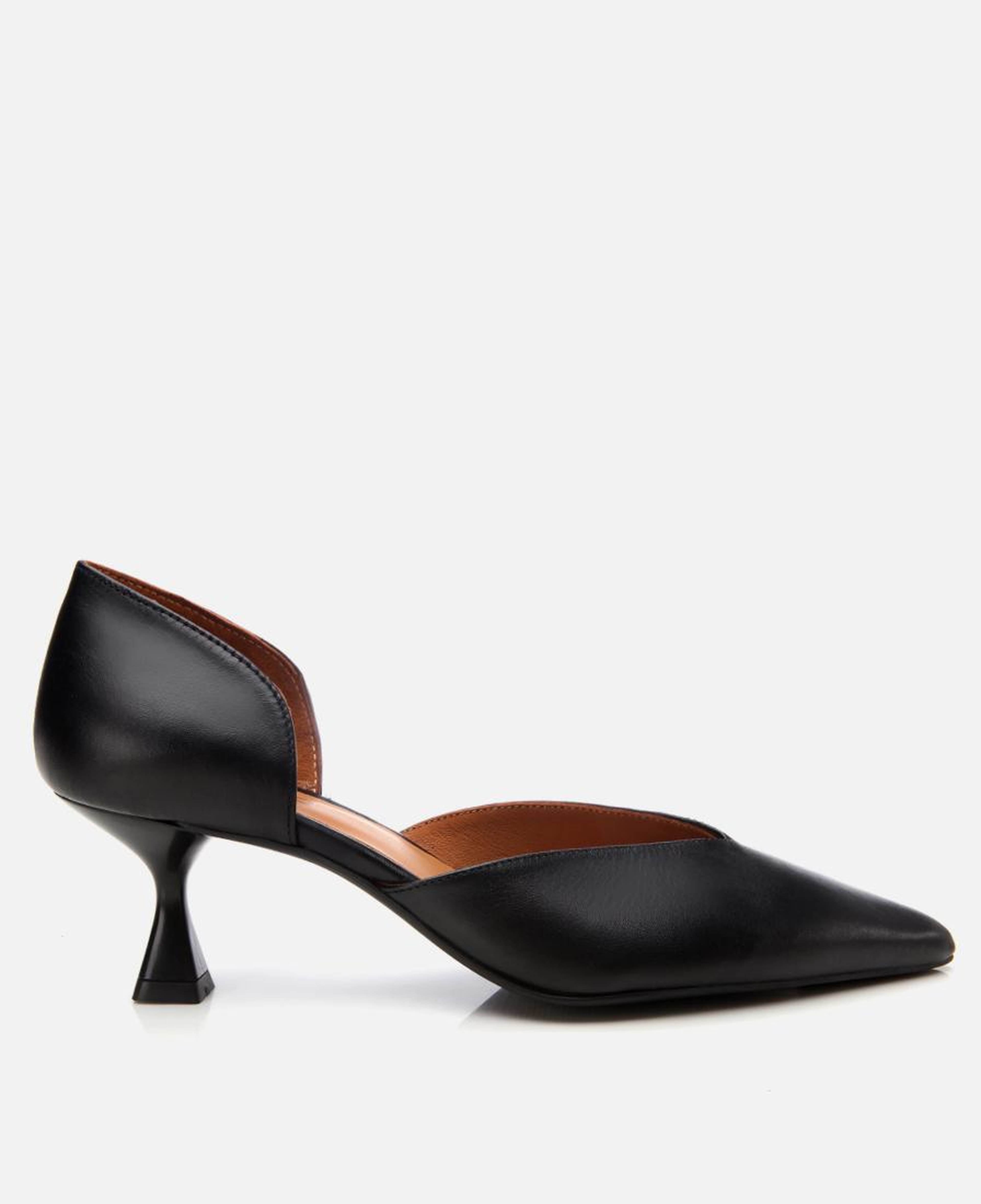 Kadın Deri Siyah İnce Topuklu Stiletto