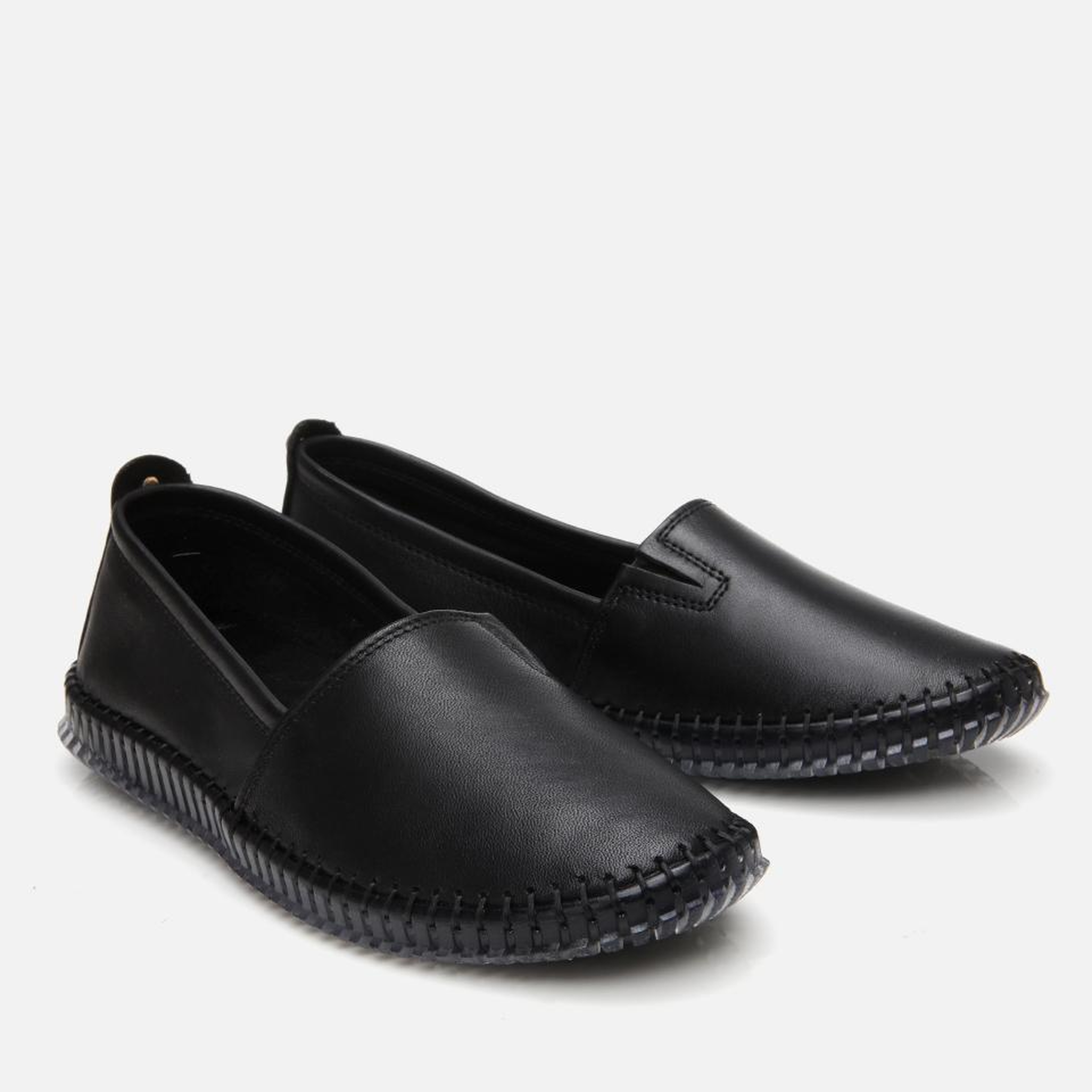 Kadın Deri Siyah Ultra Esnek Tabanlı Comfort Ayakkabı
