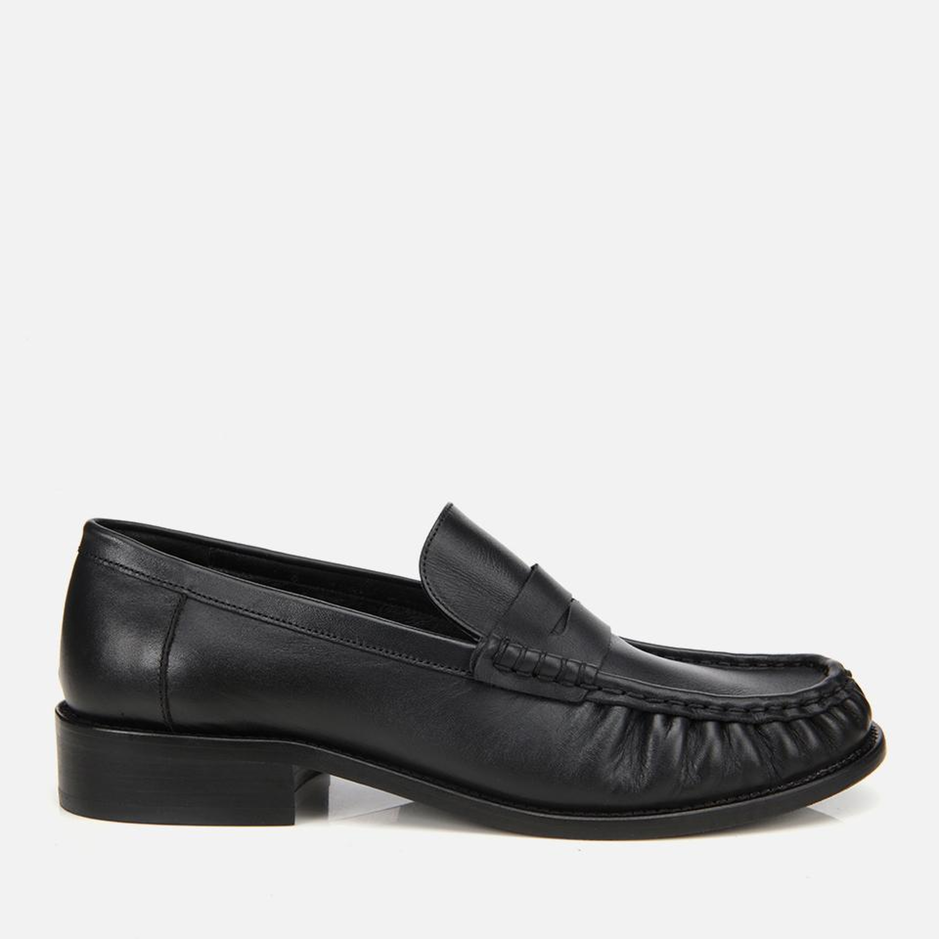 Kadın Deri Siyah Günlük Loafer