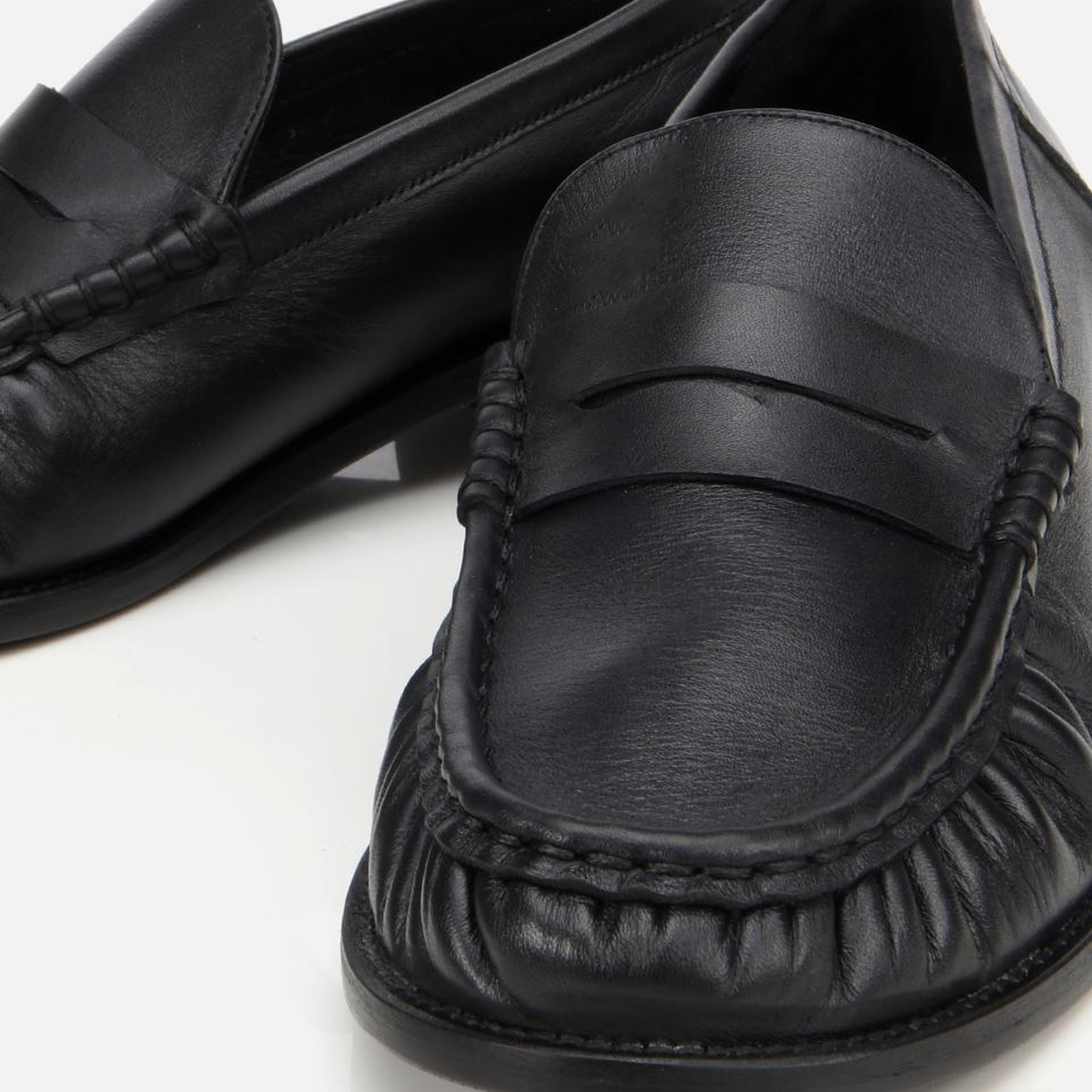 Kadın Deri Siyah Günlük Loafer