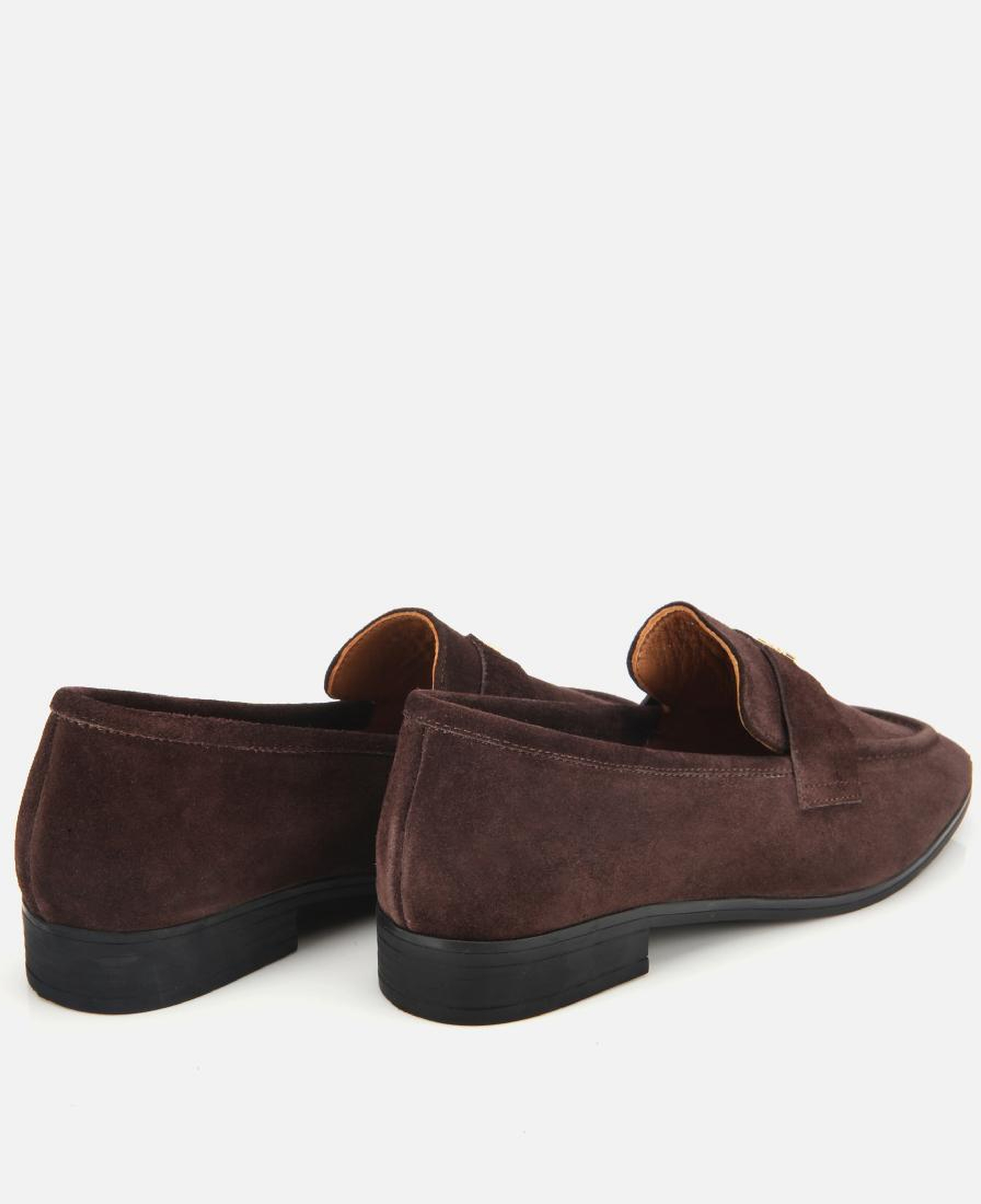 Kadın Süet Deri Kahverengi Yumuşak Dokulu Klasik Loafer