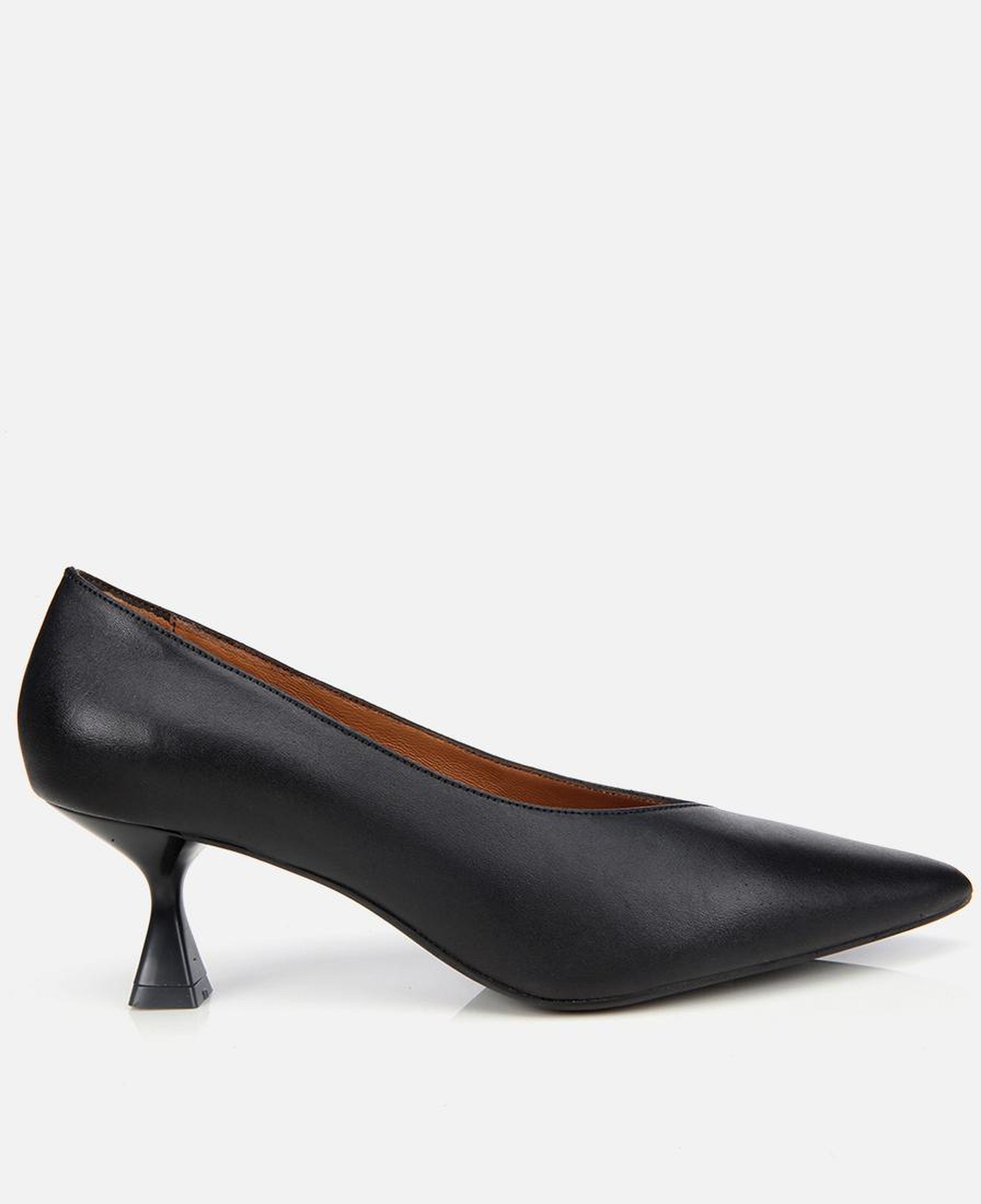 Kadın Deri Siyah İnce Topuklu Stiletto