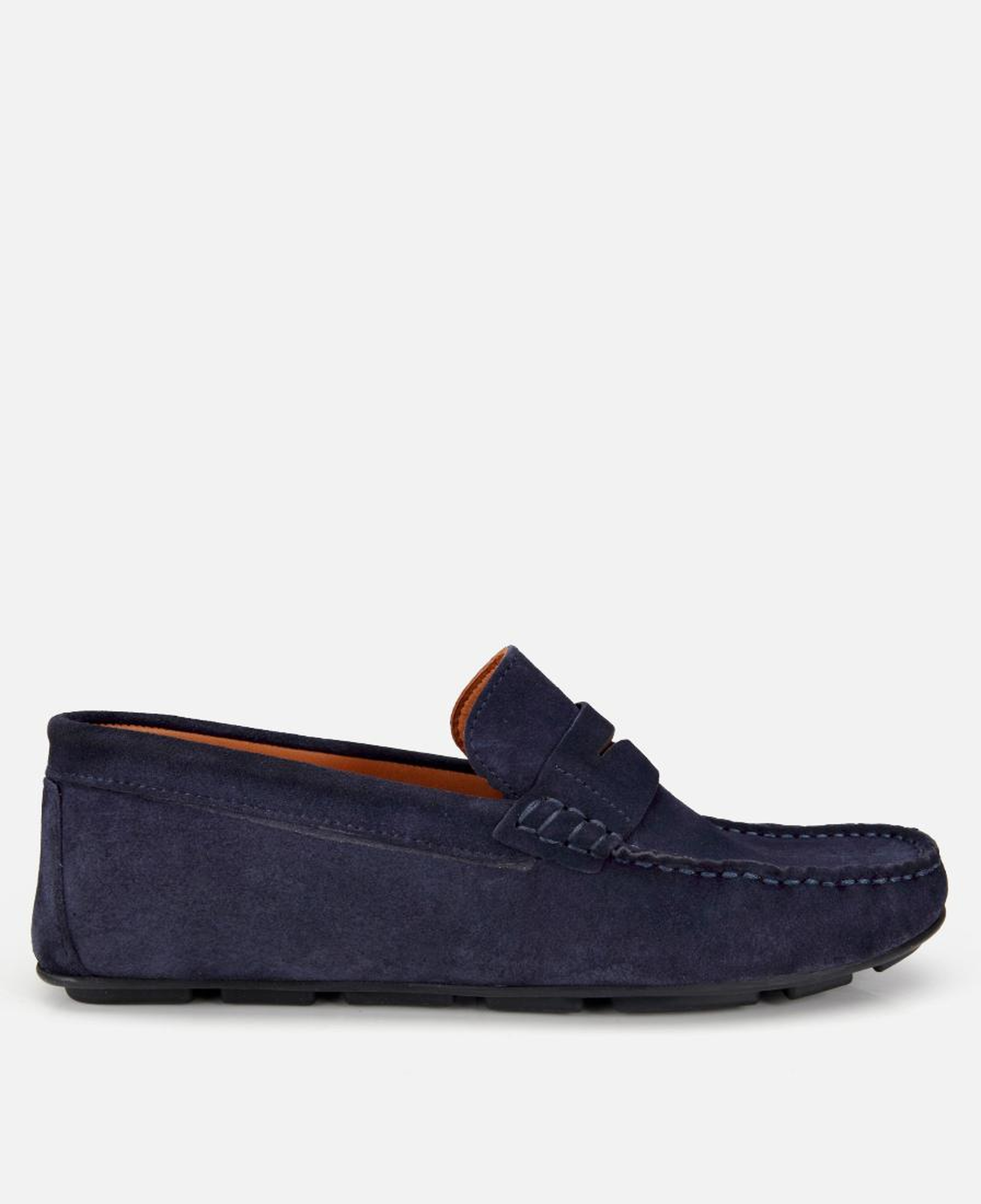 Erkek Süet Deri Lacivert Comfort Günlük Loafer