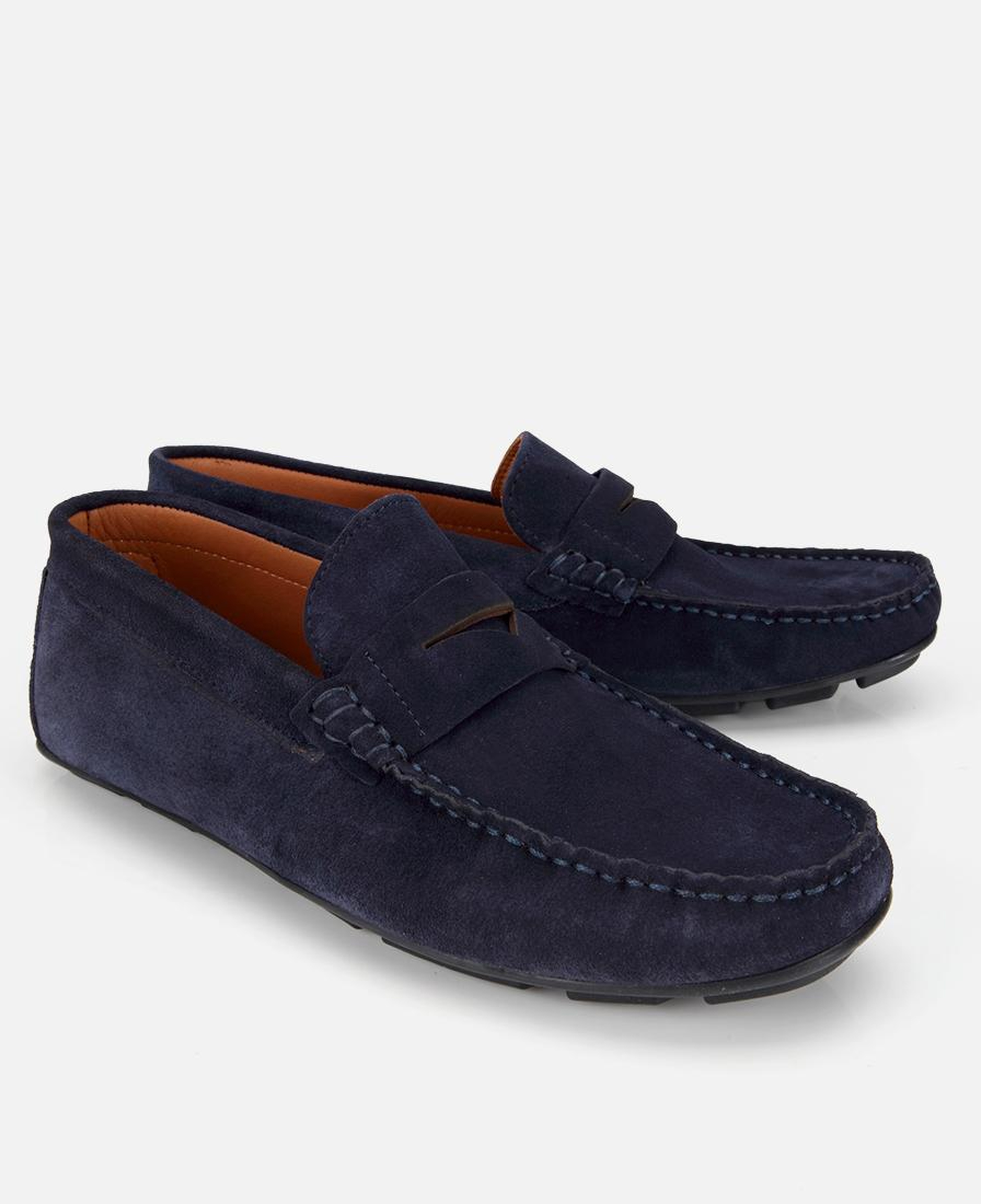 Erkek Süet Deri Lacivert Comfort Günlük Loafer