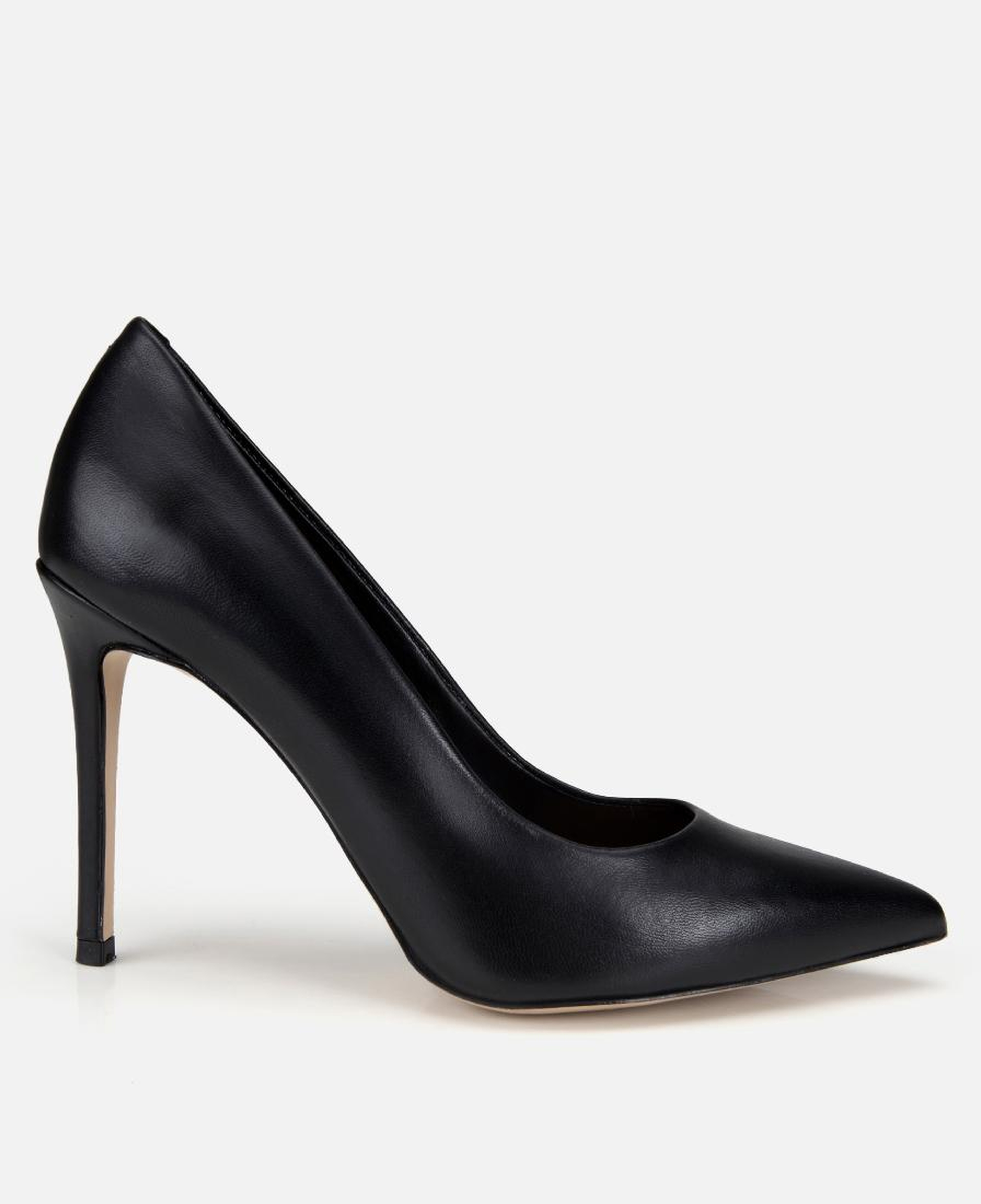 Kadın Deri Siyah Yüksek Topuklu Stiletto