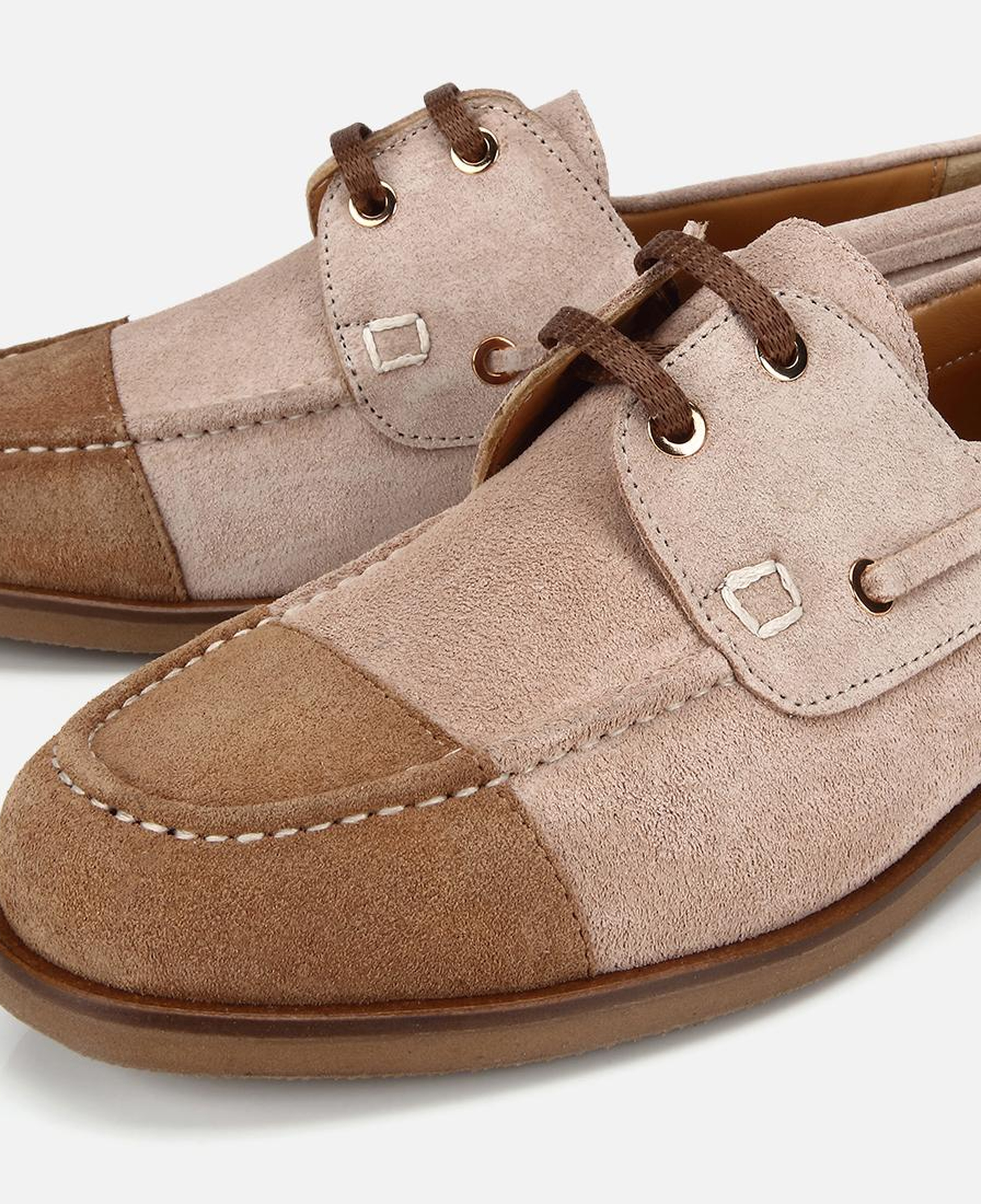 Kadın Süet Deri Vizon Bağcık Detaylı Günlük Loafer