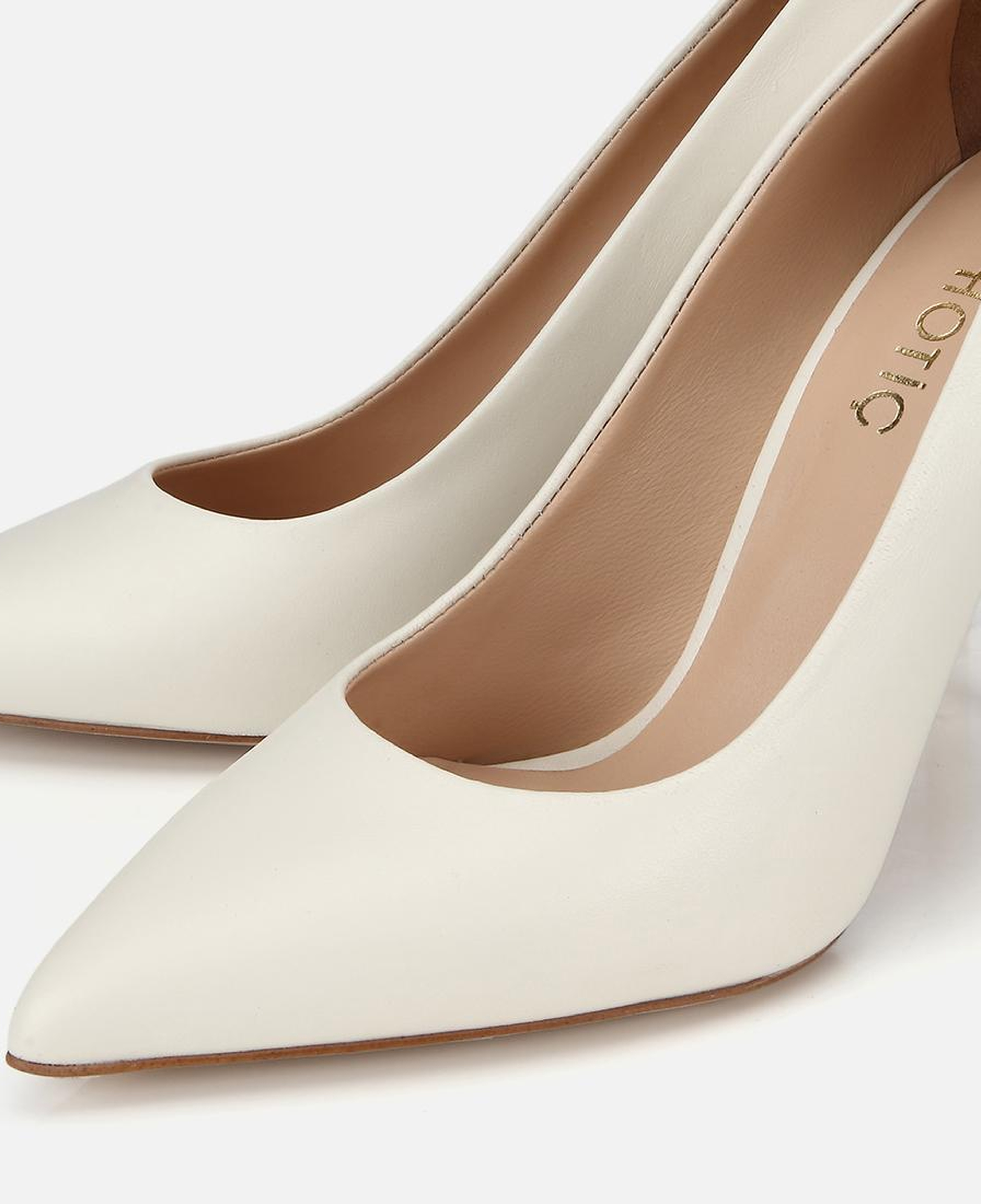 Kadın Deri Kemik Yüksek Topuklu Stiletto