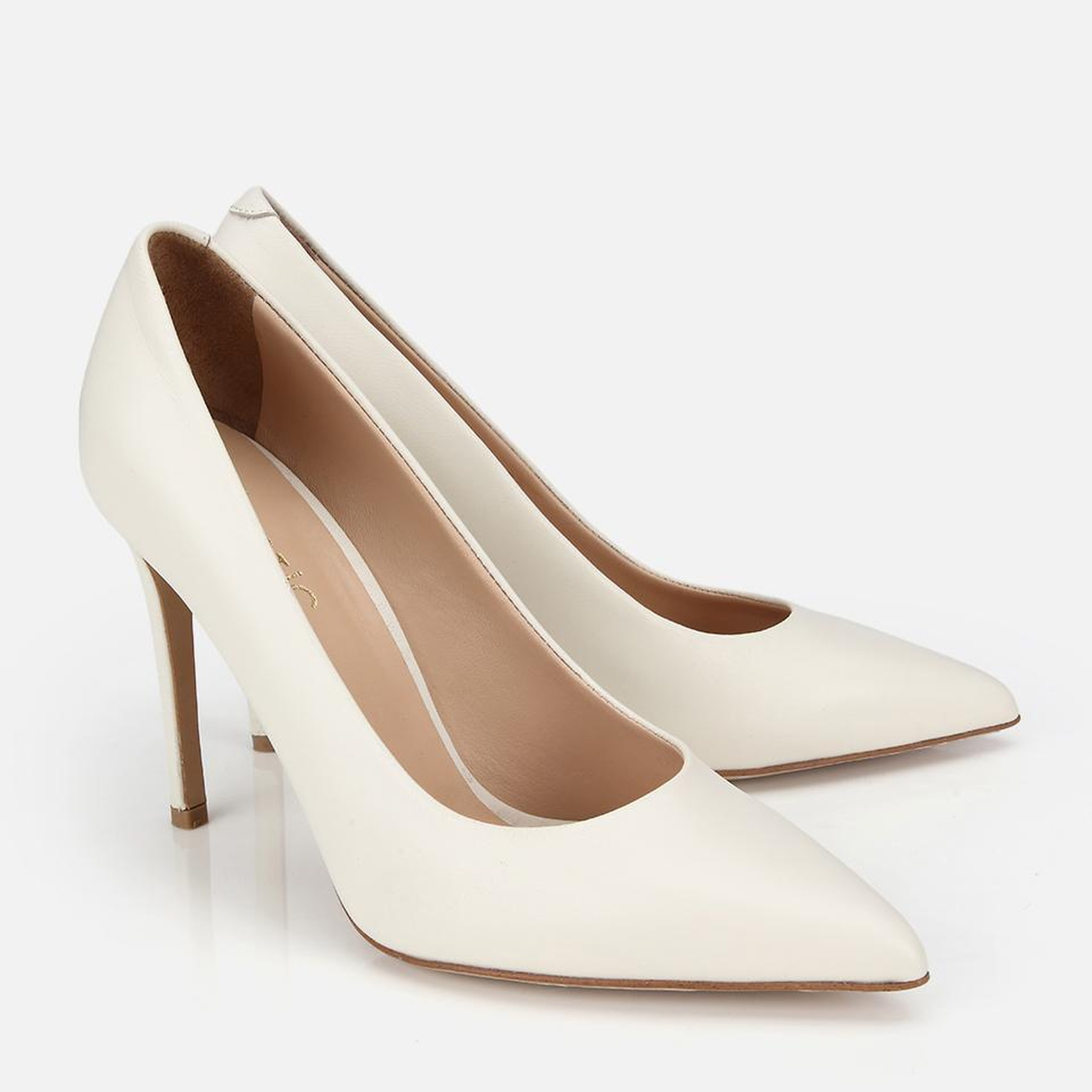 Kadın Deri Kemik Yüksek Topuklu Stiletto