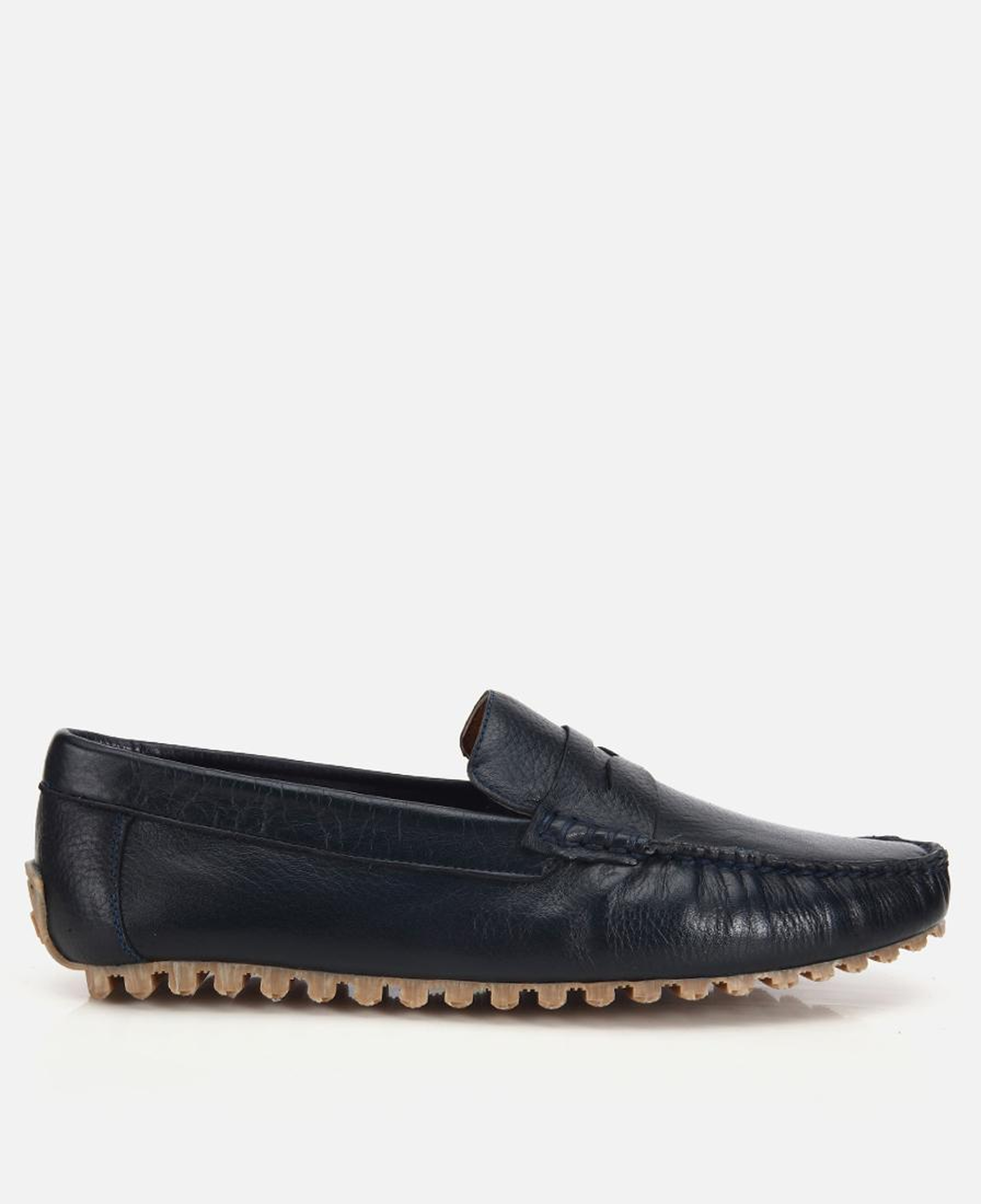 Erkek Deri Lacivert Comfort Günlük Loafer