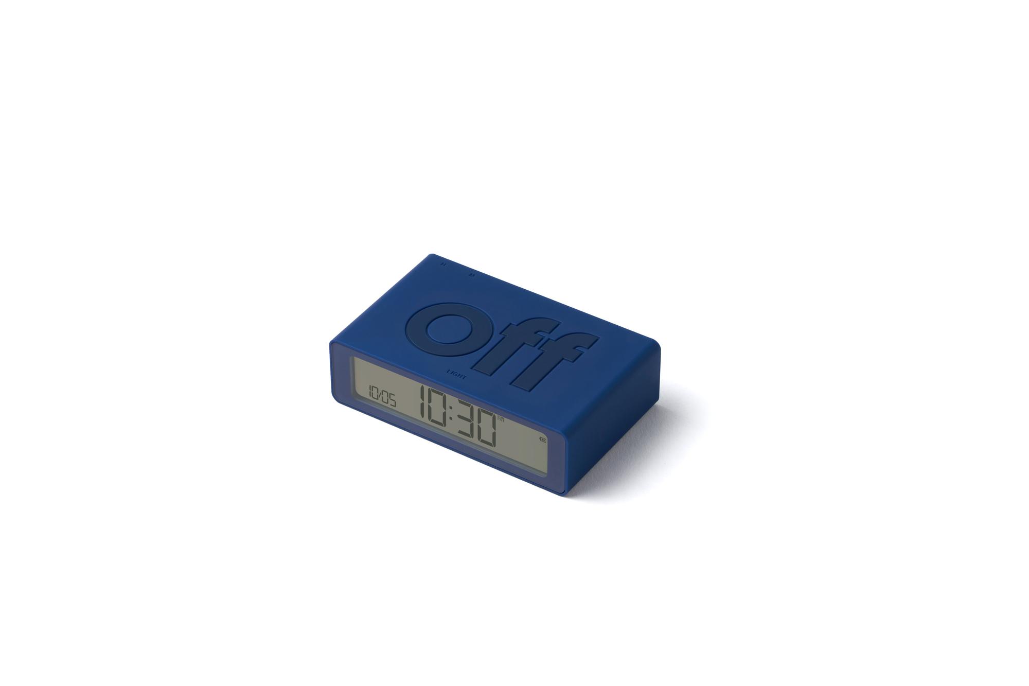 Lexon Flip Mini Şarj Edilebilir Alarm Saat Lacivert