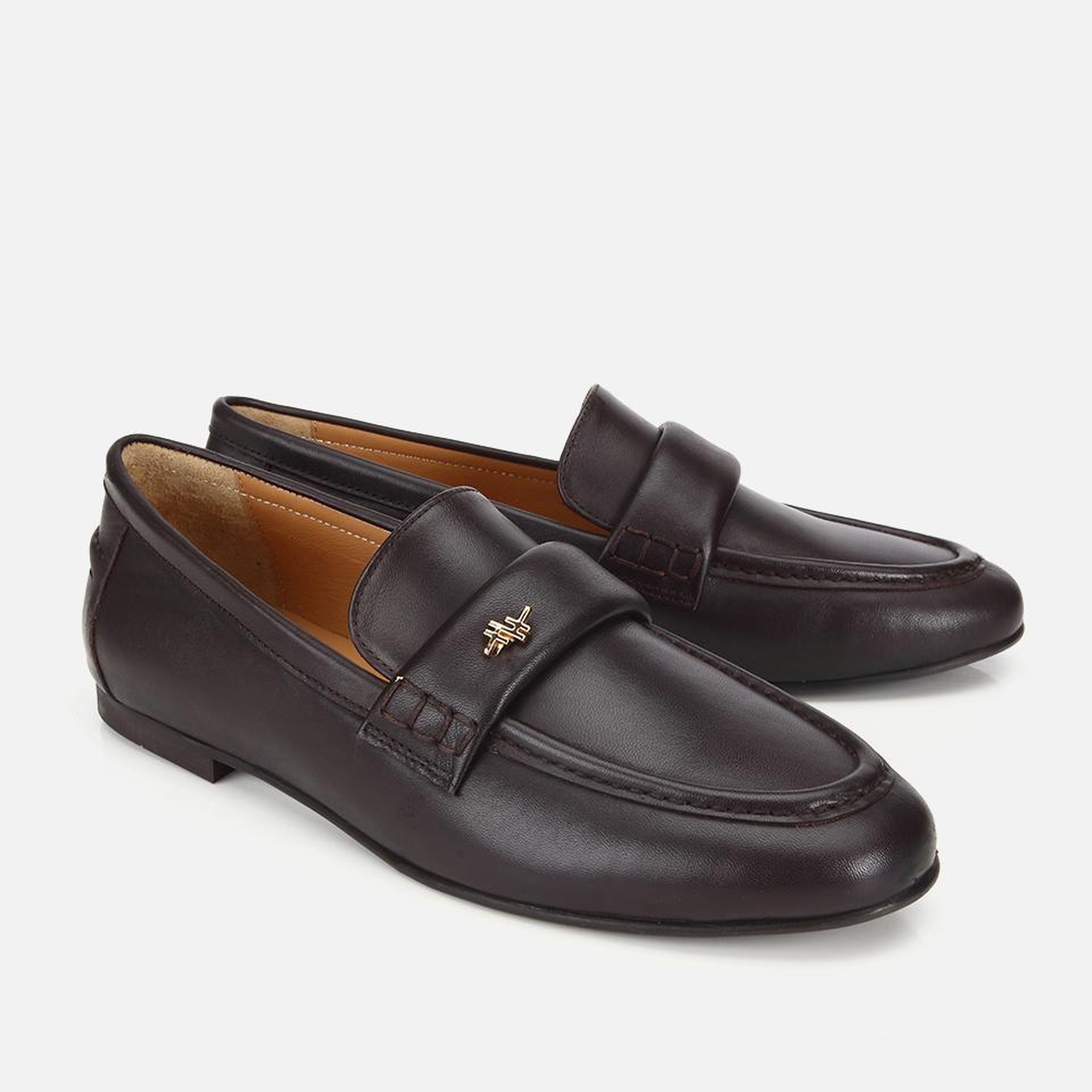 Kadın Deri Kahverengi Yumuşak Dokulu Klasik Loafer
