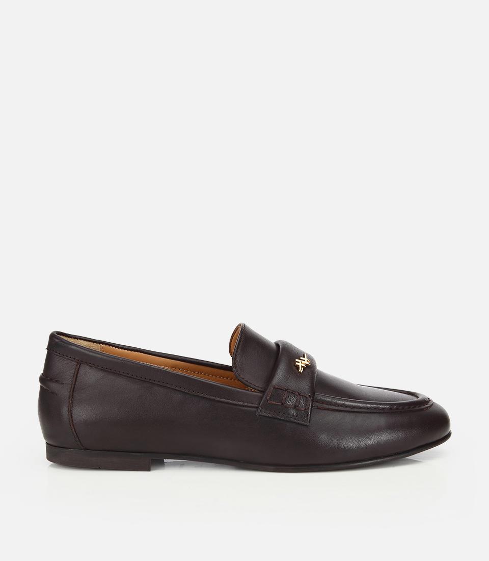 Kadın Deri Kahverengi Yumuşak Dokulu Klasik Loafer