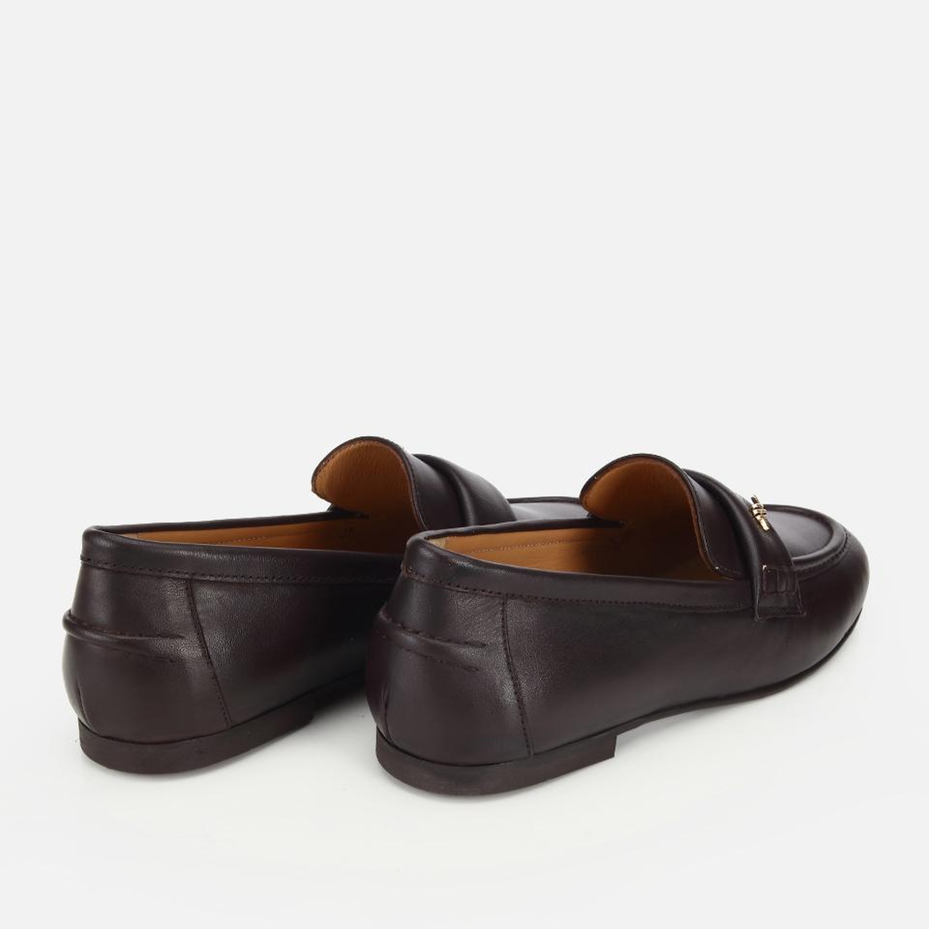 Kadın Deri Kahverengi Yumuşak Dokulu Klasik Loafer