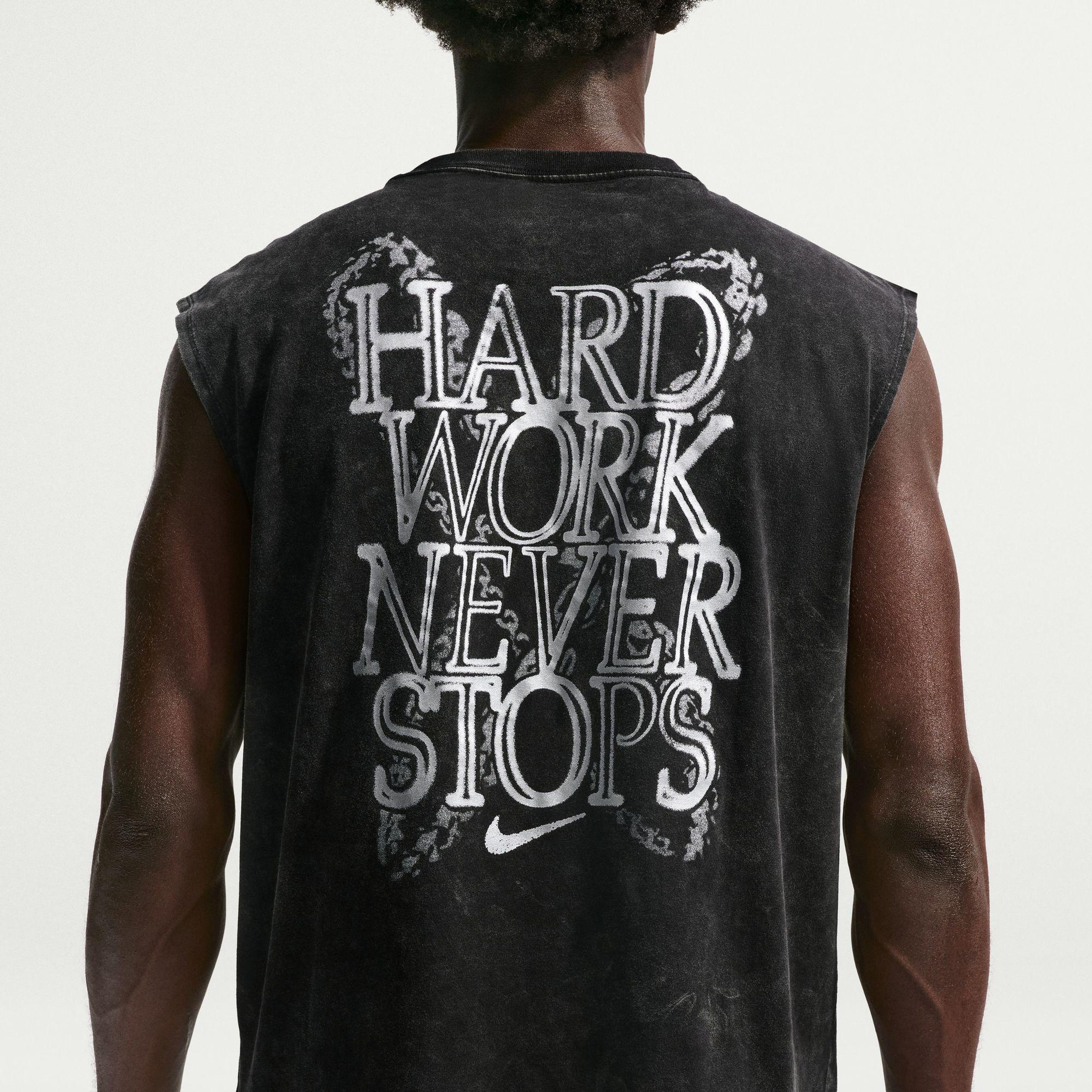 Nike Training Erkek Siyah Kolsuz T-Shirt