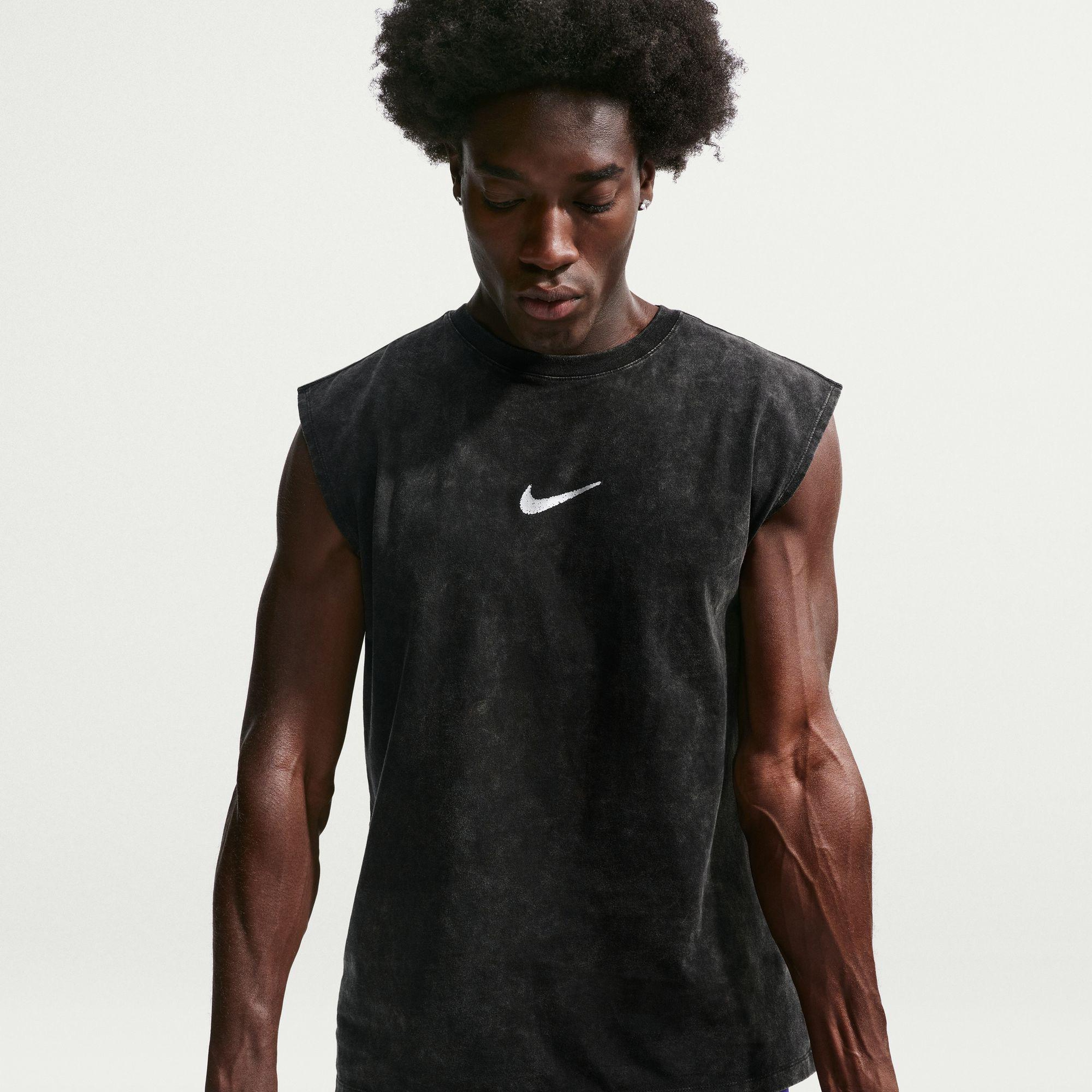 Nike Training Erkek Siyah Kolsuz T-Shirt