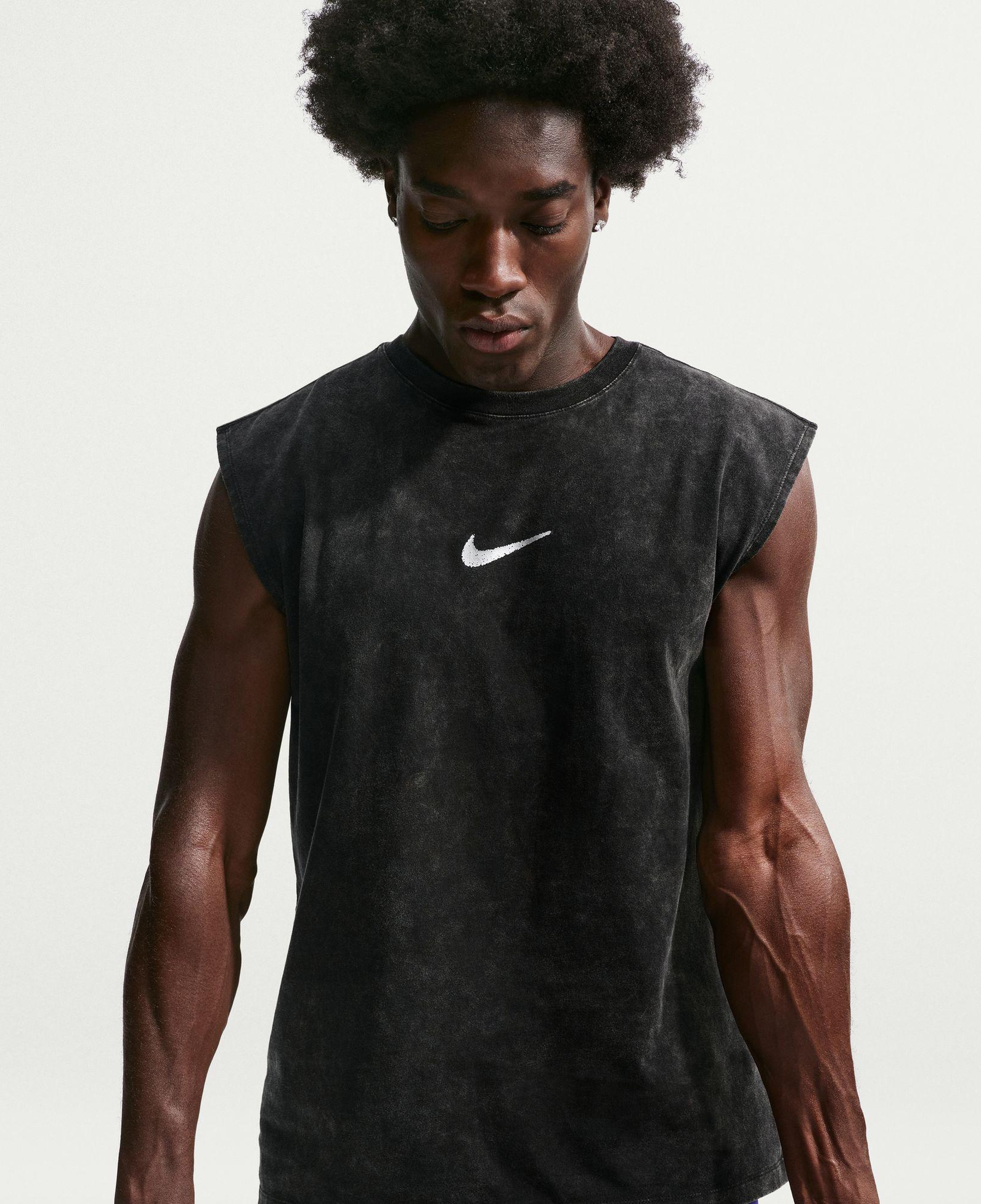 Nike Training Erkek Siyah Kolsuz T-Shirt