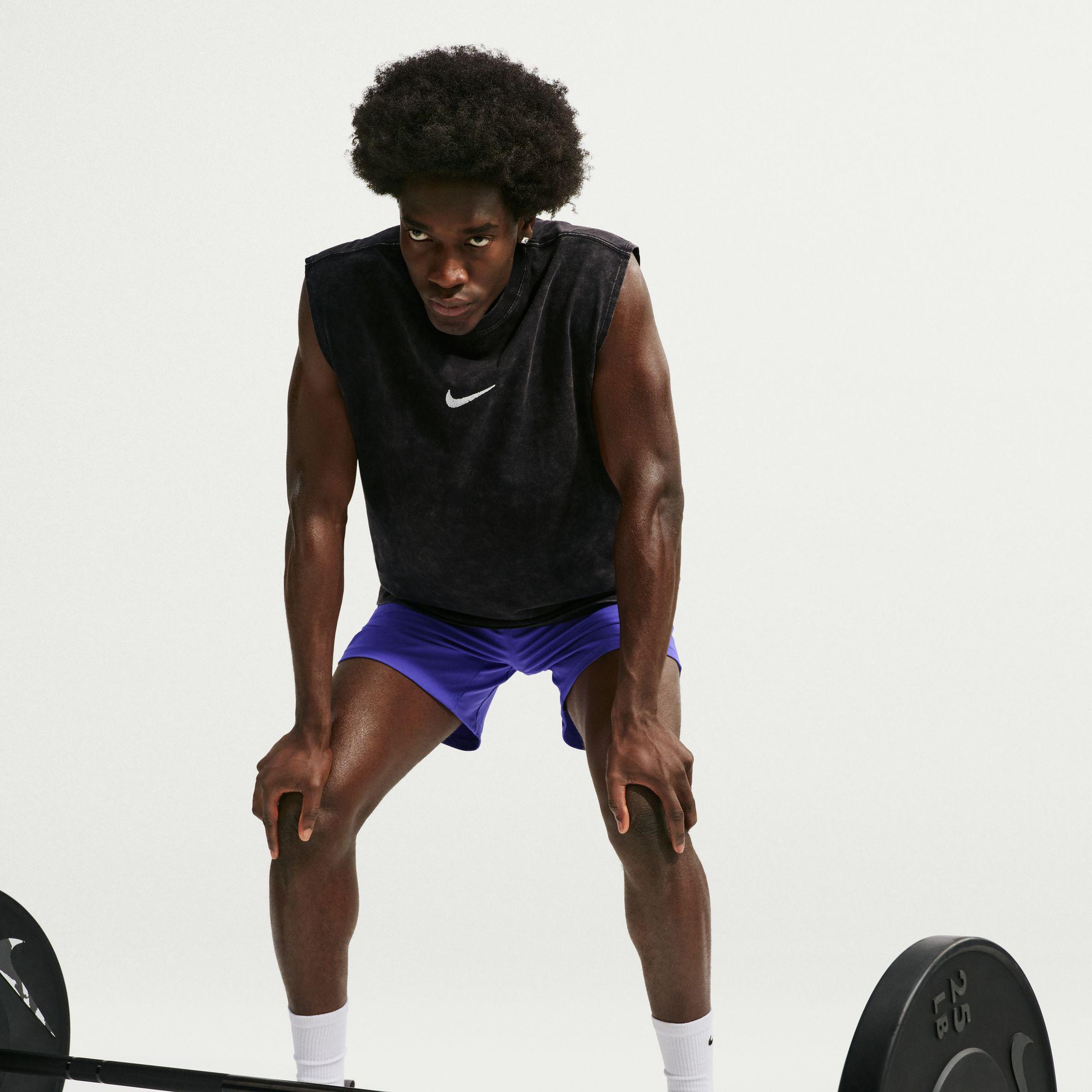 Nike Training Erkek Siyah Kolsuz T-Shirt