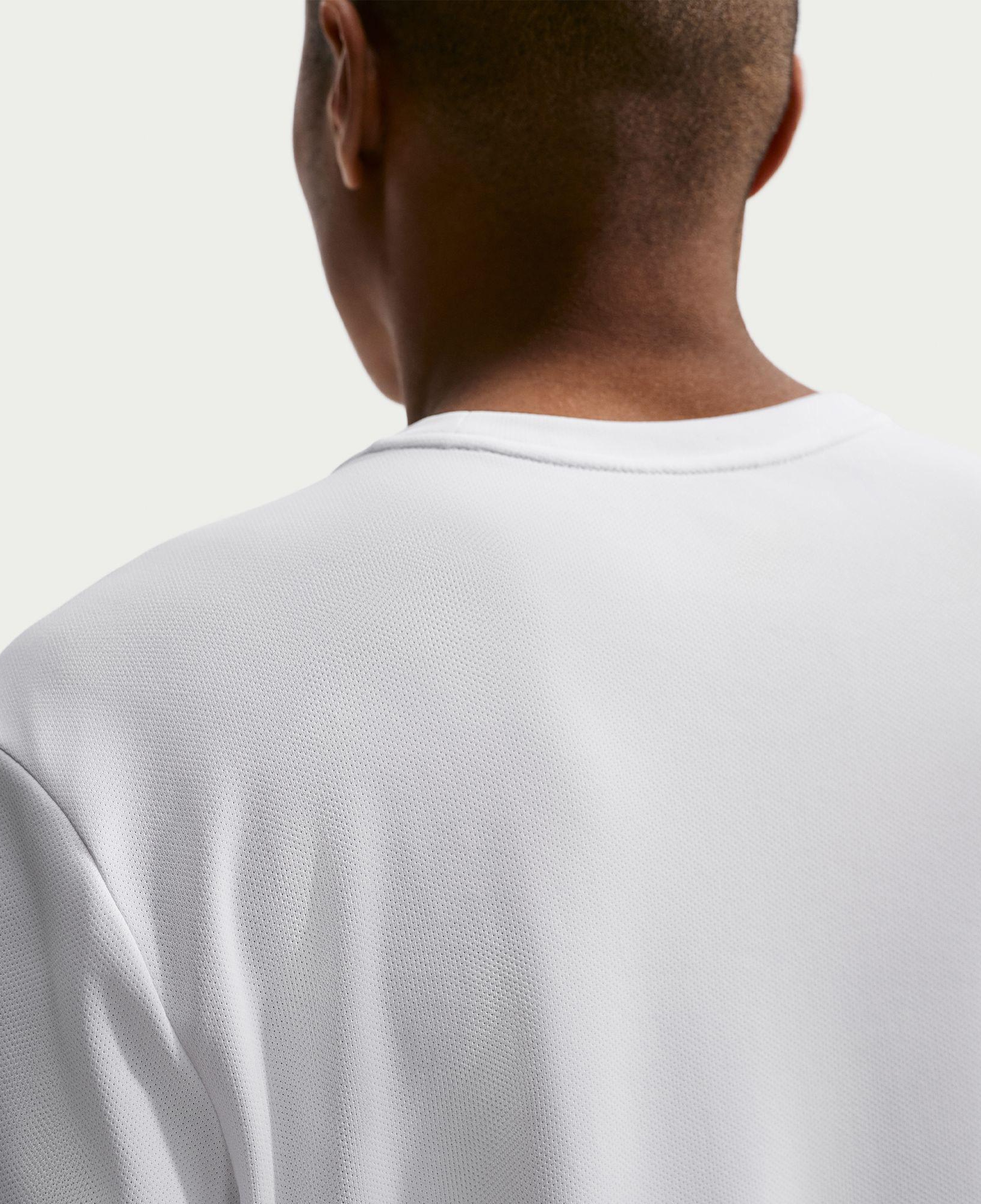 Nike Dri-Fit Miler Erkek Beyaz T-Shirt
