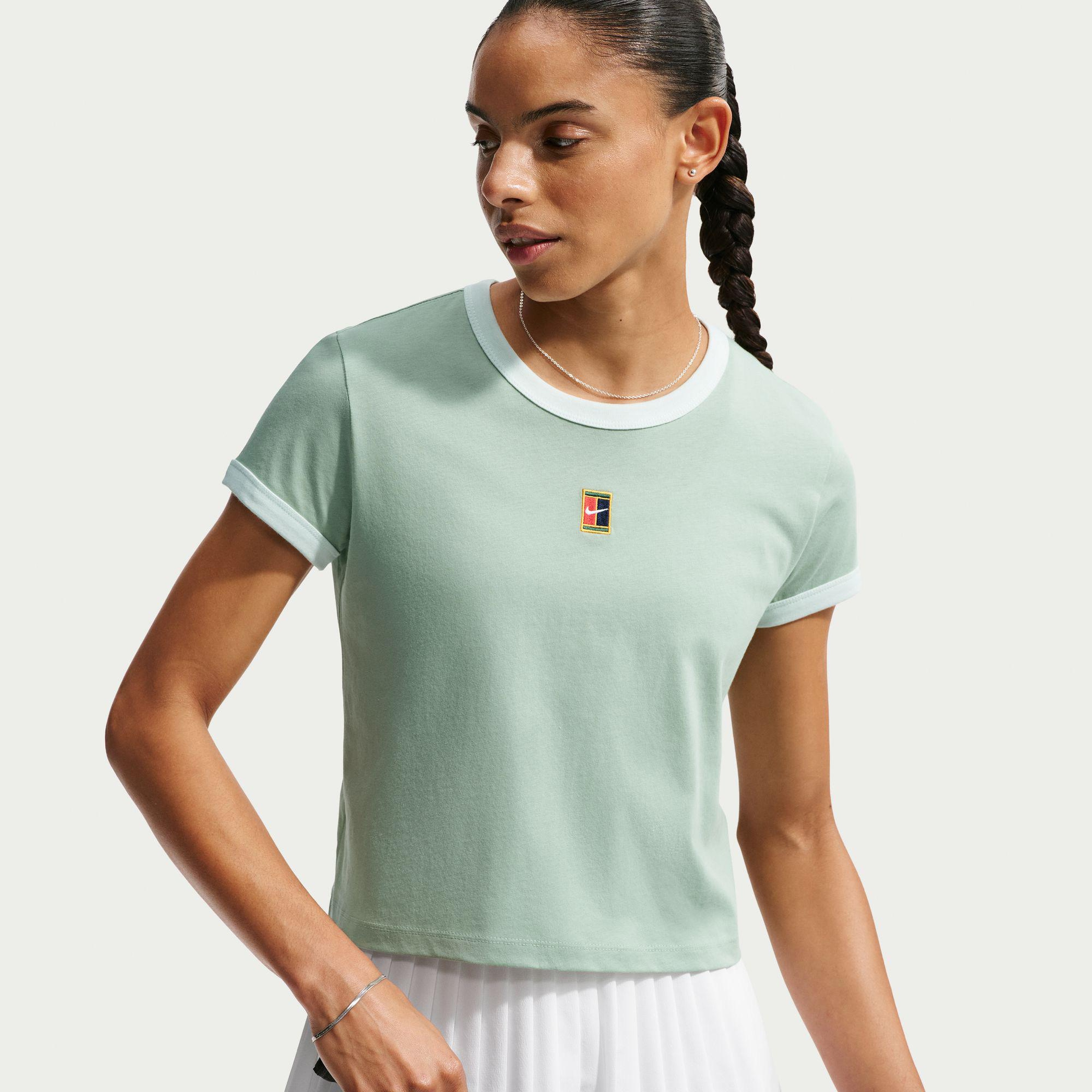 Nike Heritage Racquet Club Mod Kadın Yeşil T-Shirt