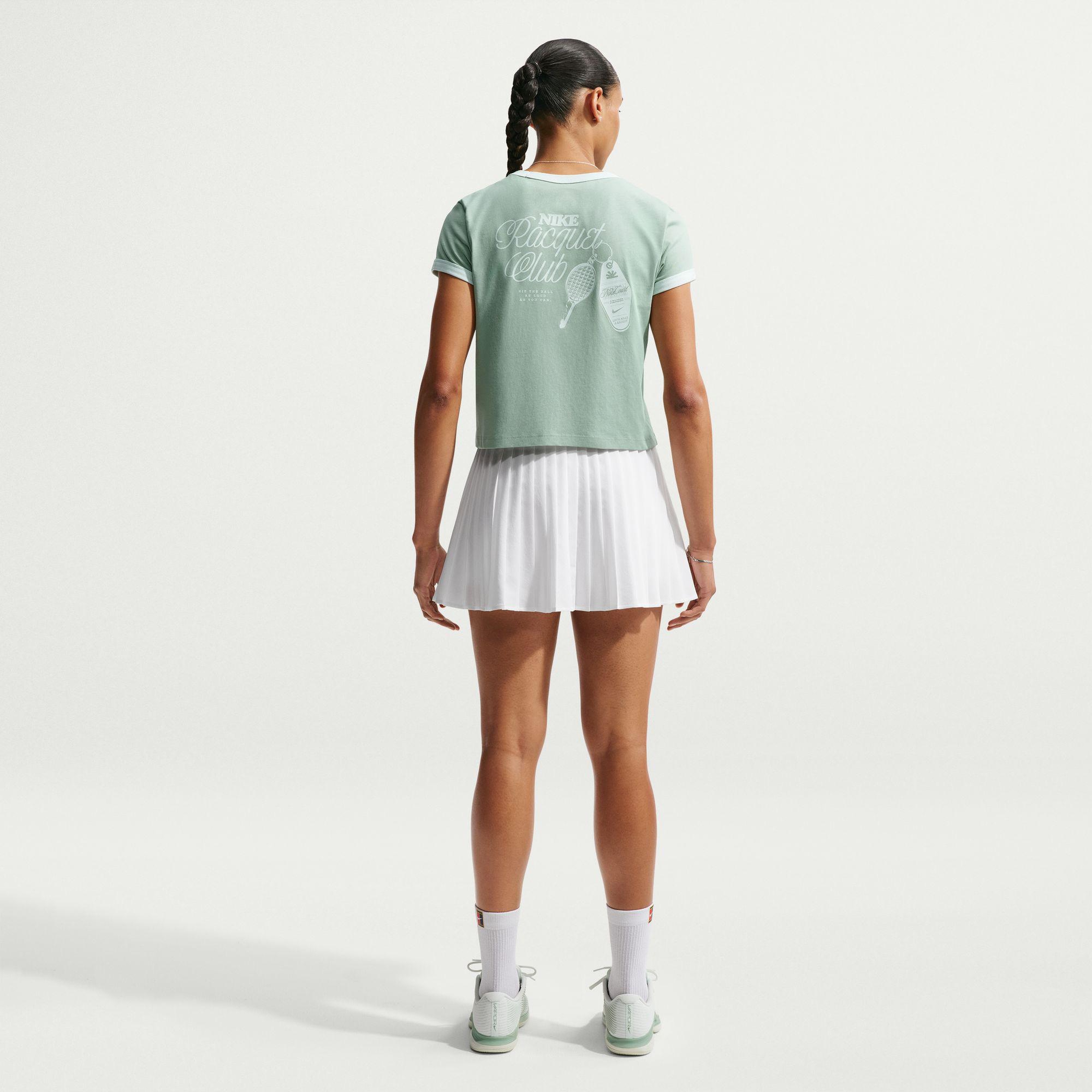 Nike Heritage Racquet Club Mod Kadın Yeşil T-Shirt
