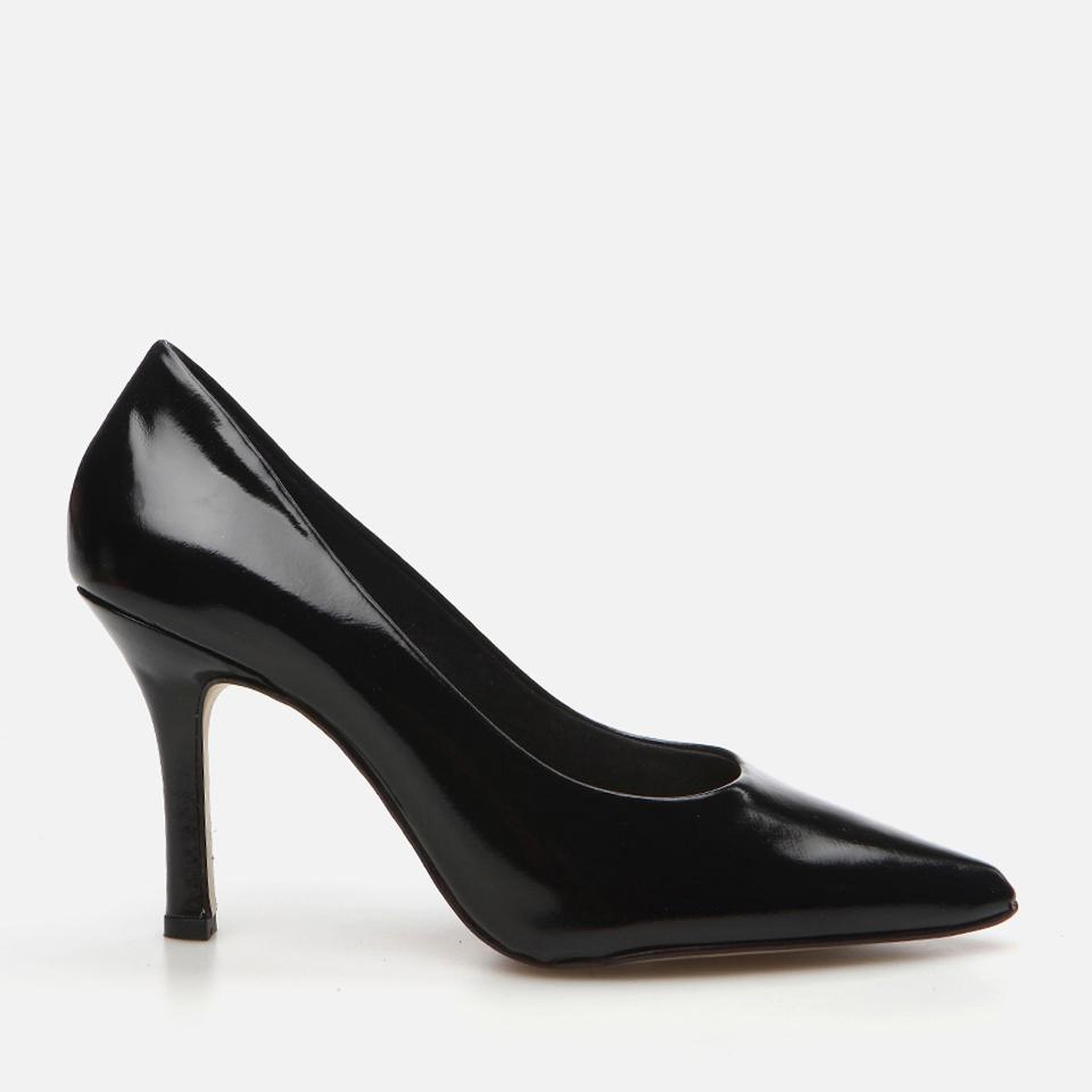 Kadın Deri Siyah Stiletto