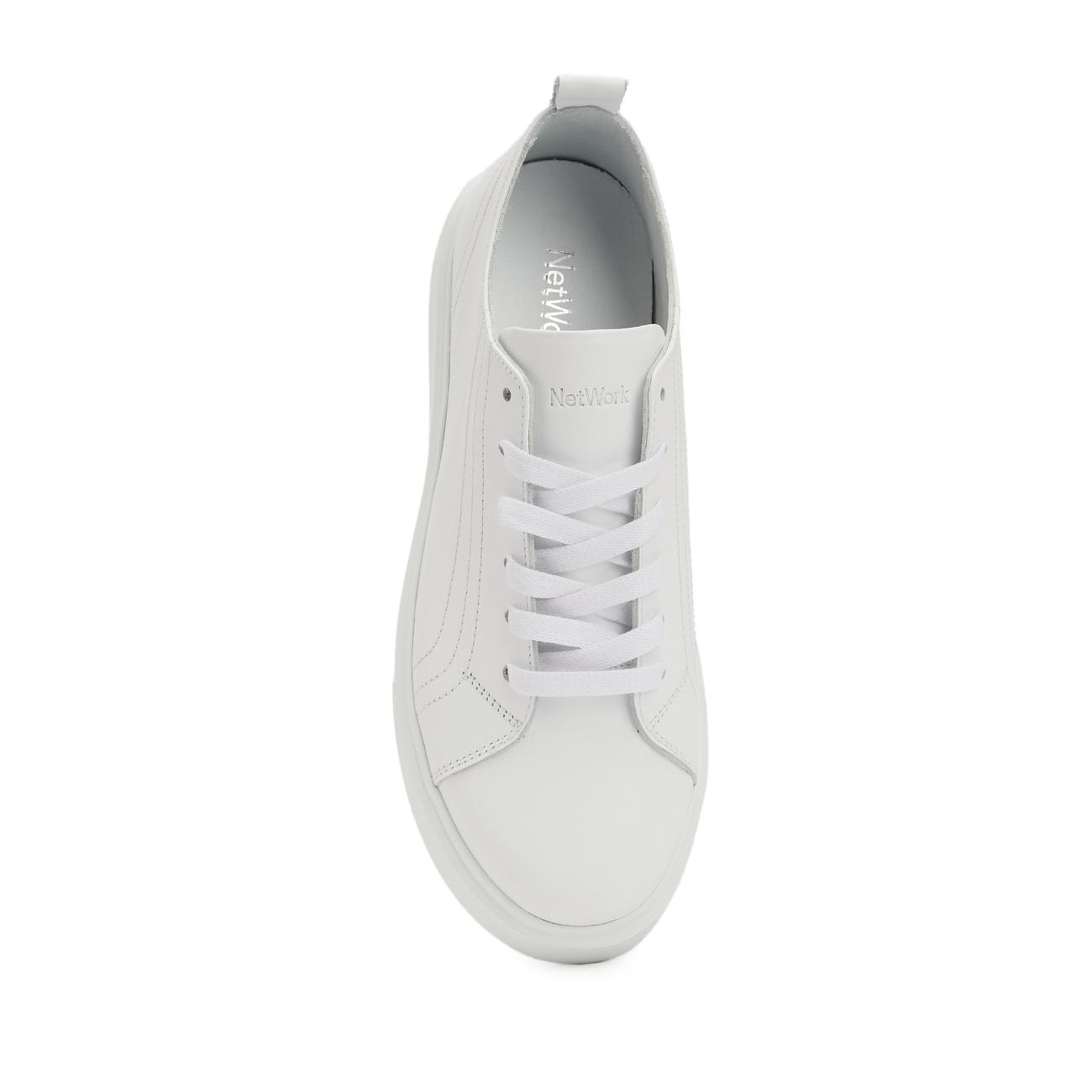Network Kadın Beyaz Deri Sneaker