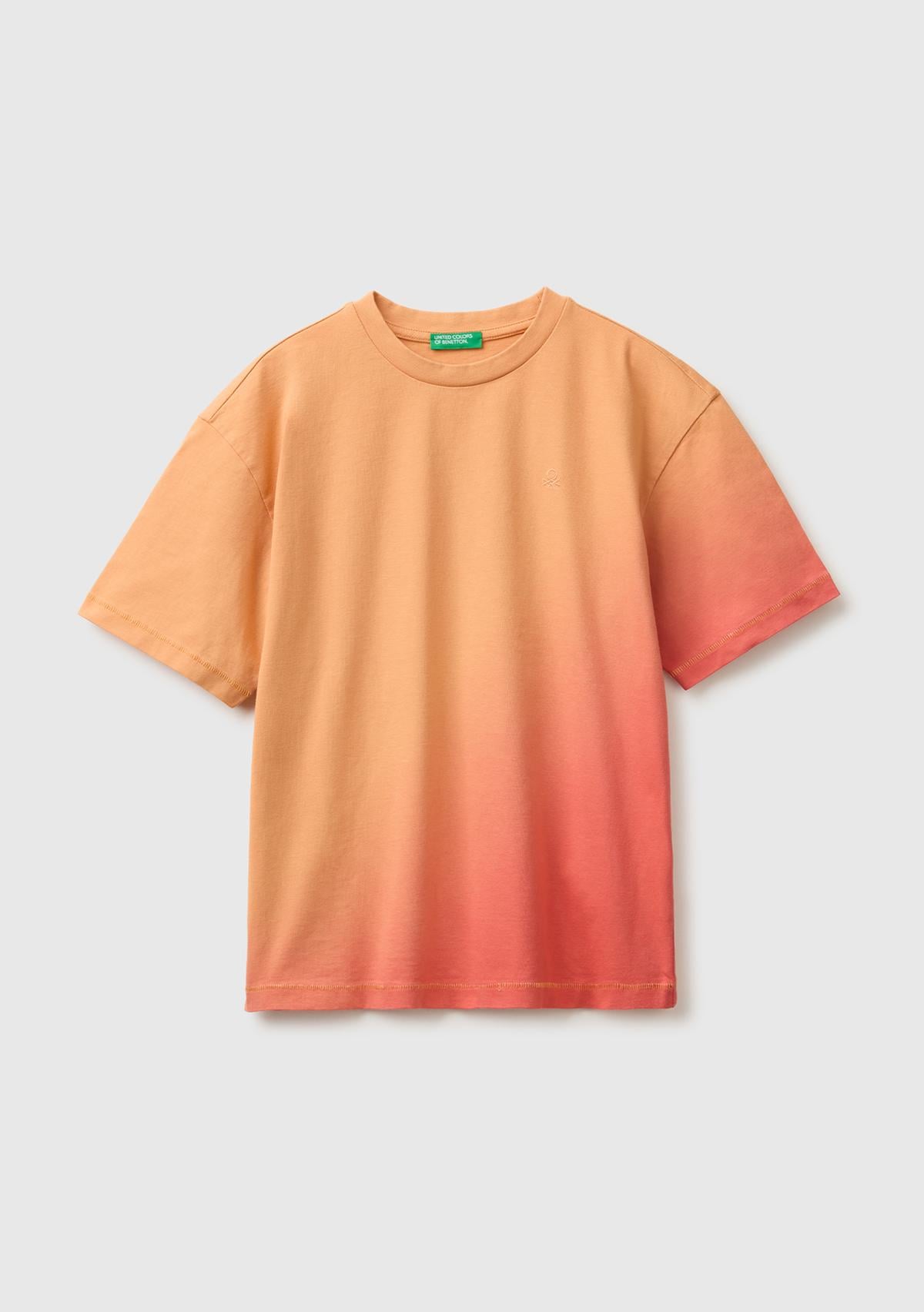 Erkek Çocuk Kırmızı Mix Çok Renkli Baskılı Bisiklet Yaka T-Shirt