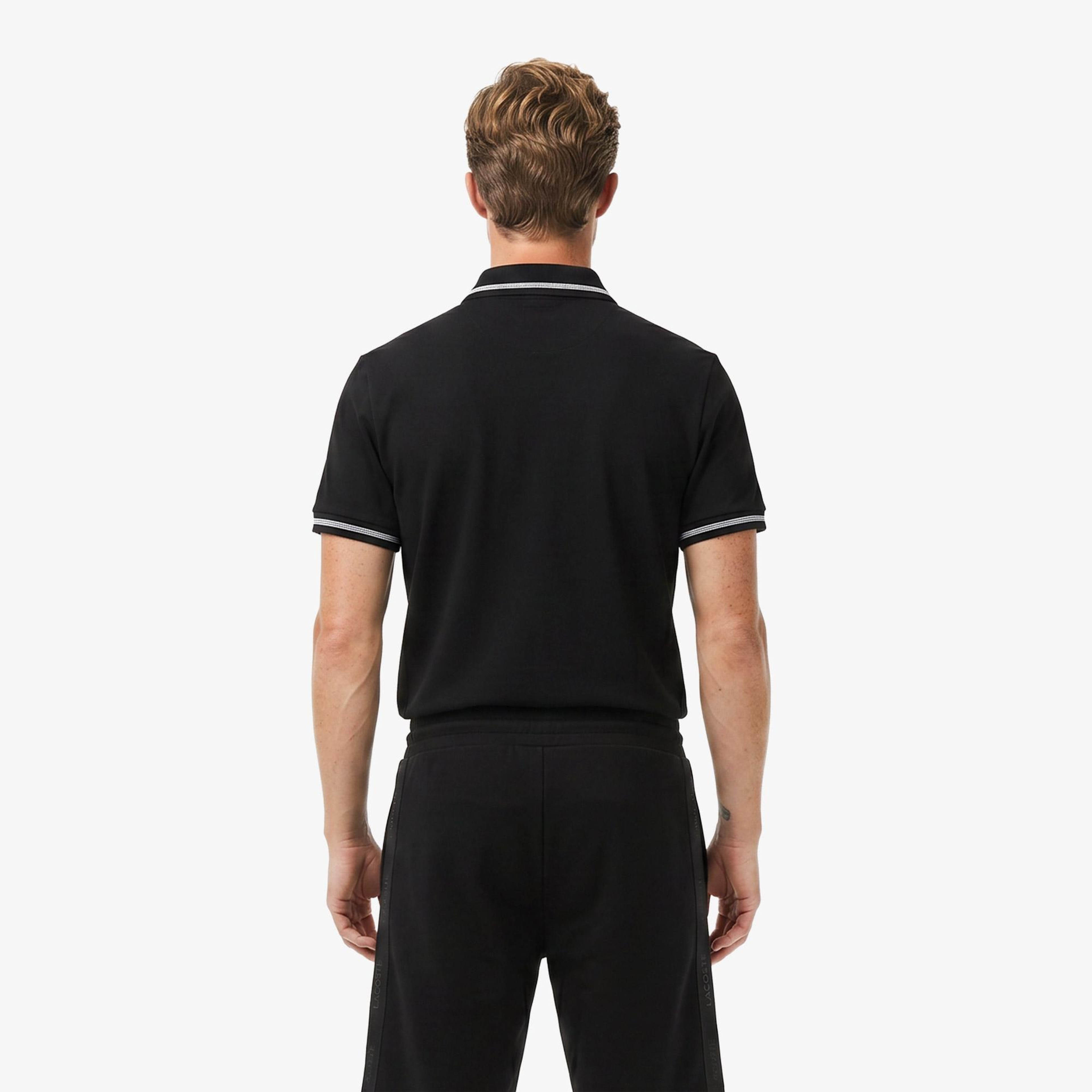 Erkek Regular Fit Siyah Polo