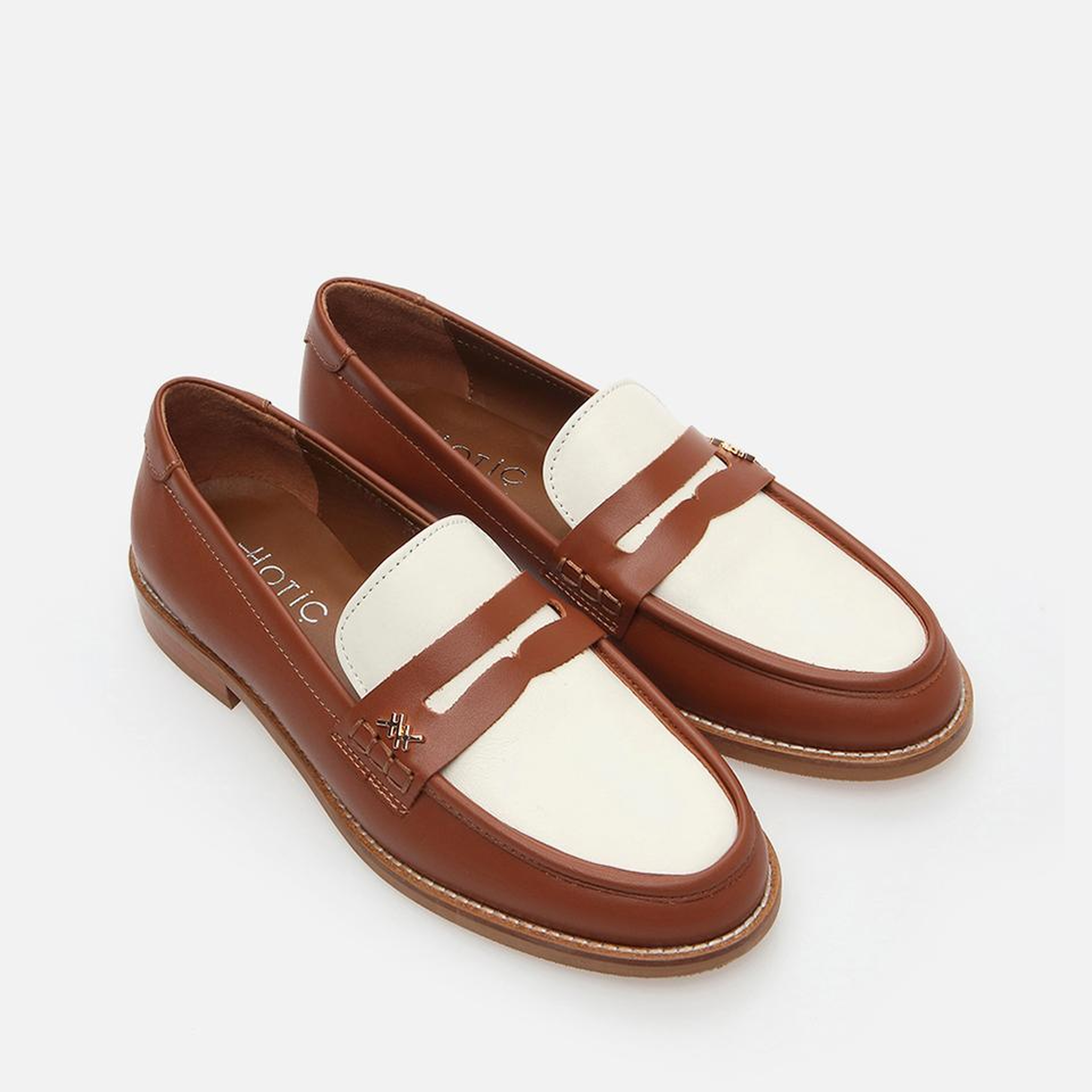 Kadın Deri Taba Loafer