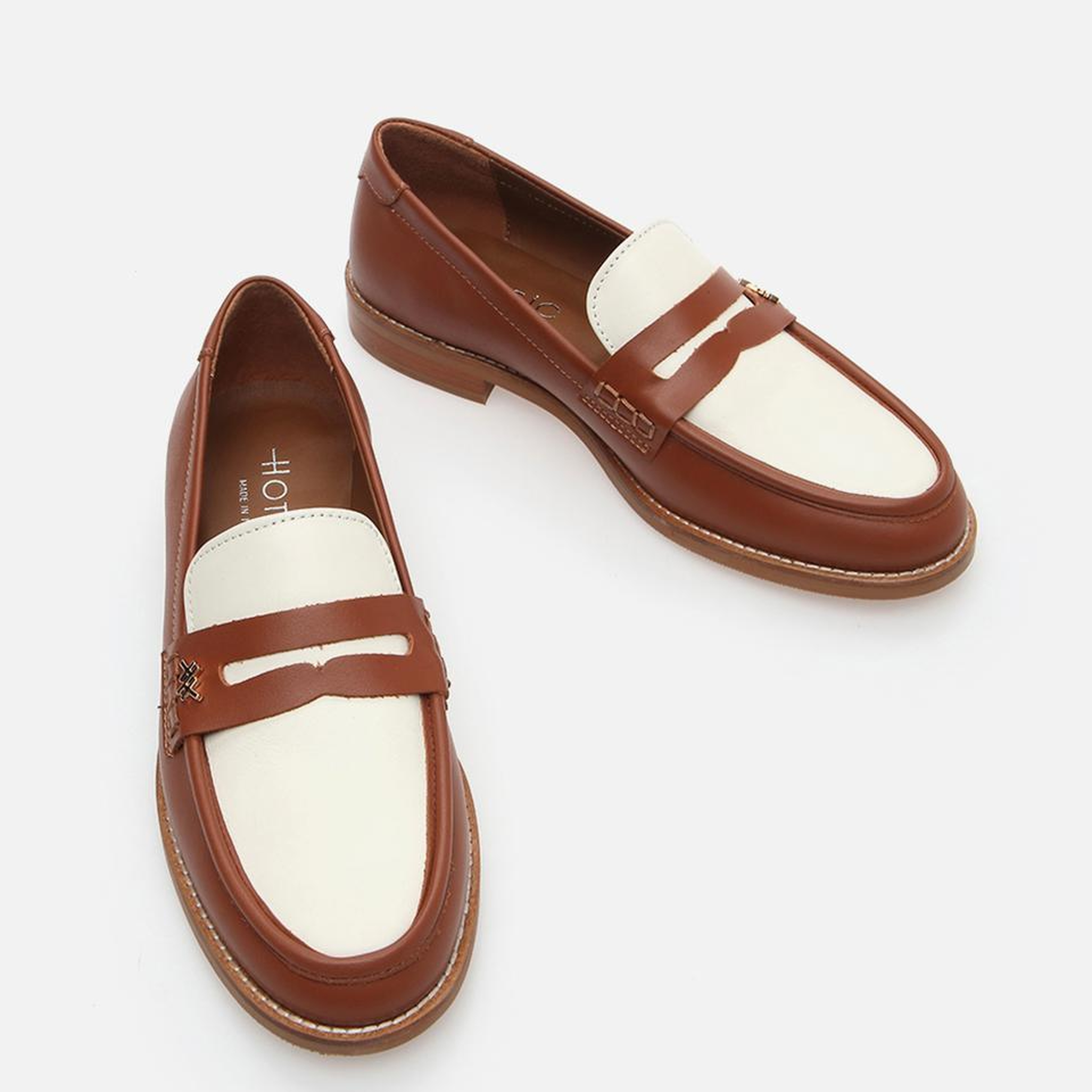 Kadın Deri Taba Loafer
