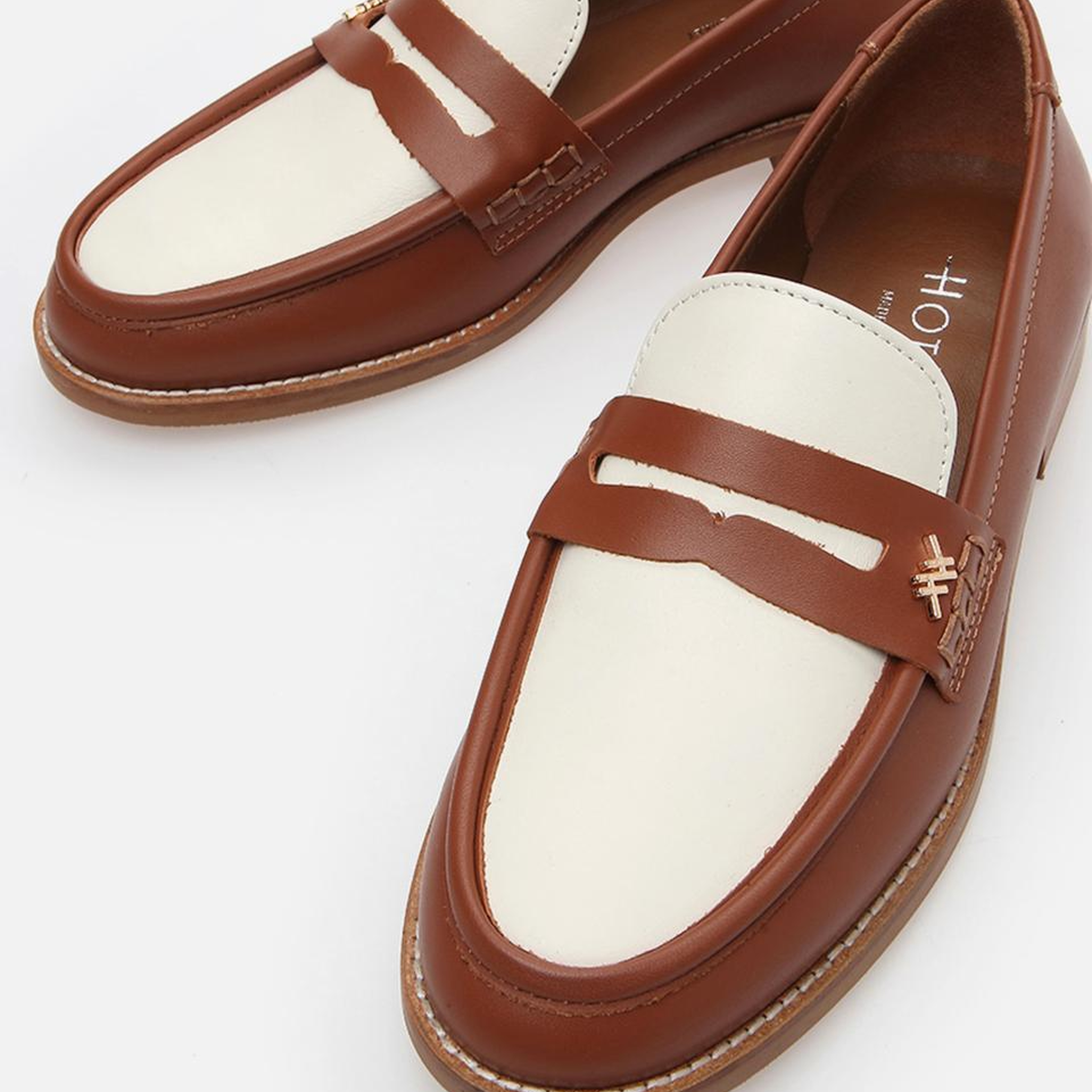Kadın Deri Taba Loafer