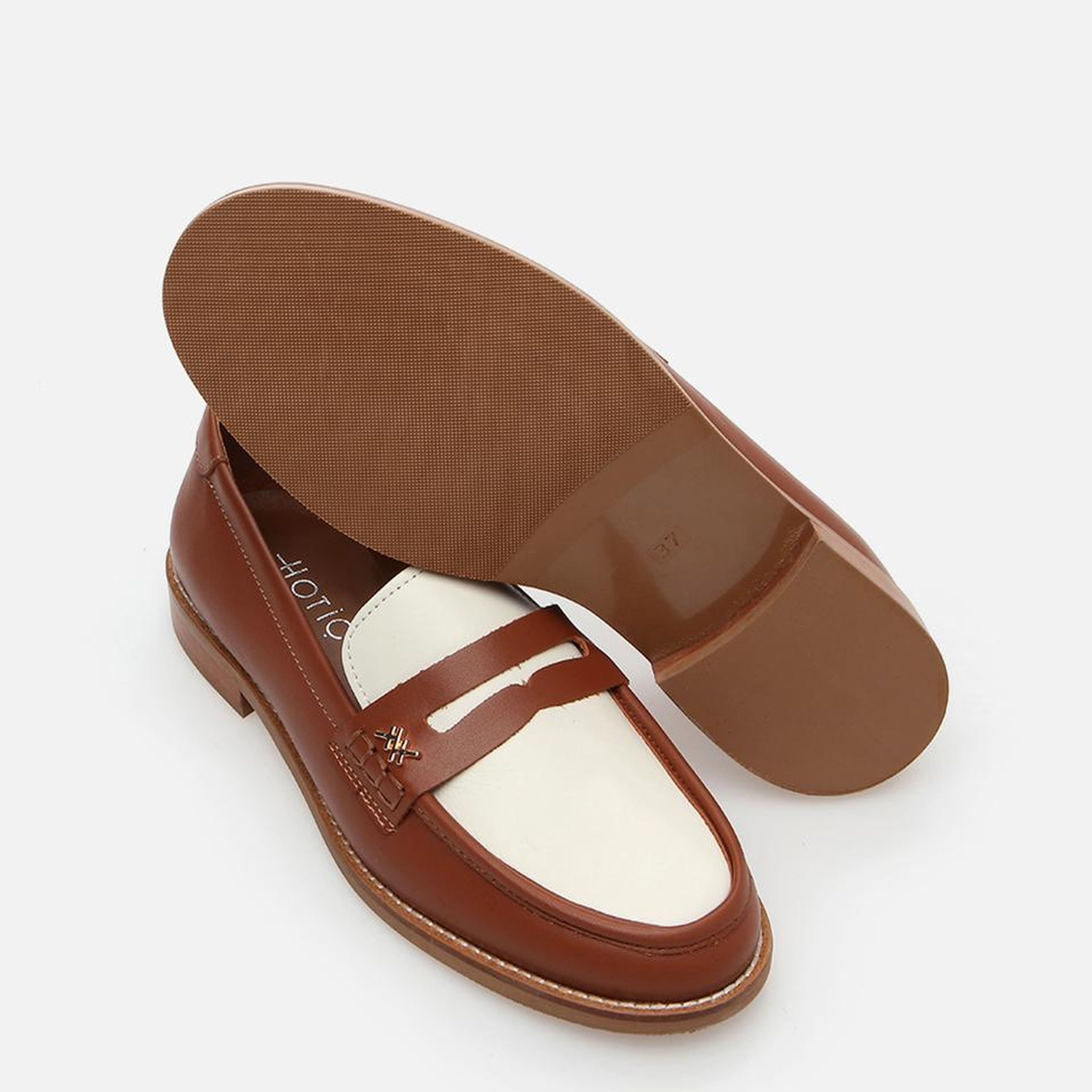 Kadın Deri Taba Loafer