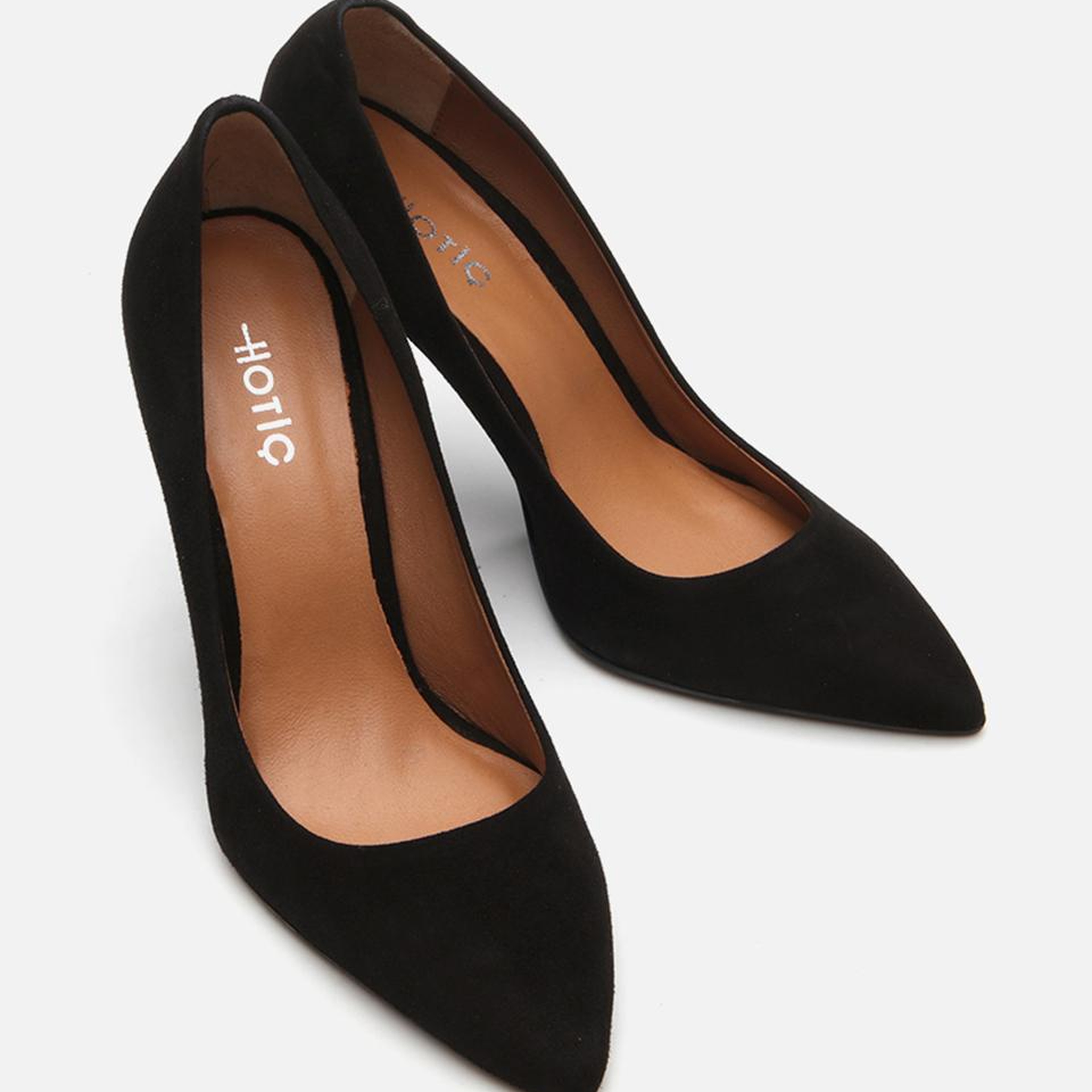 Kadın Deri Siyah Stiletto