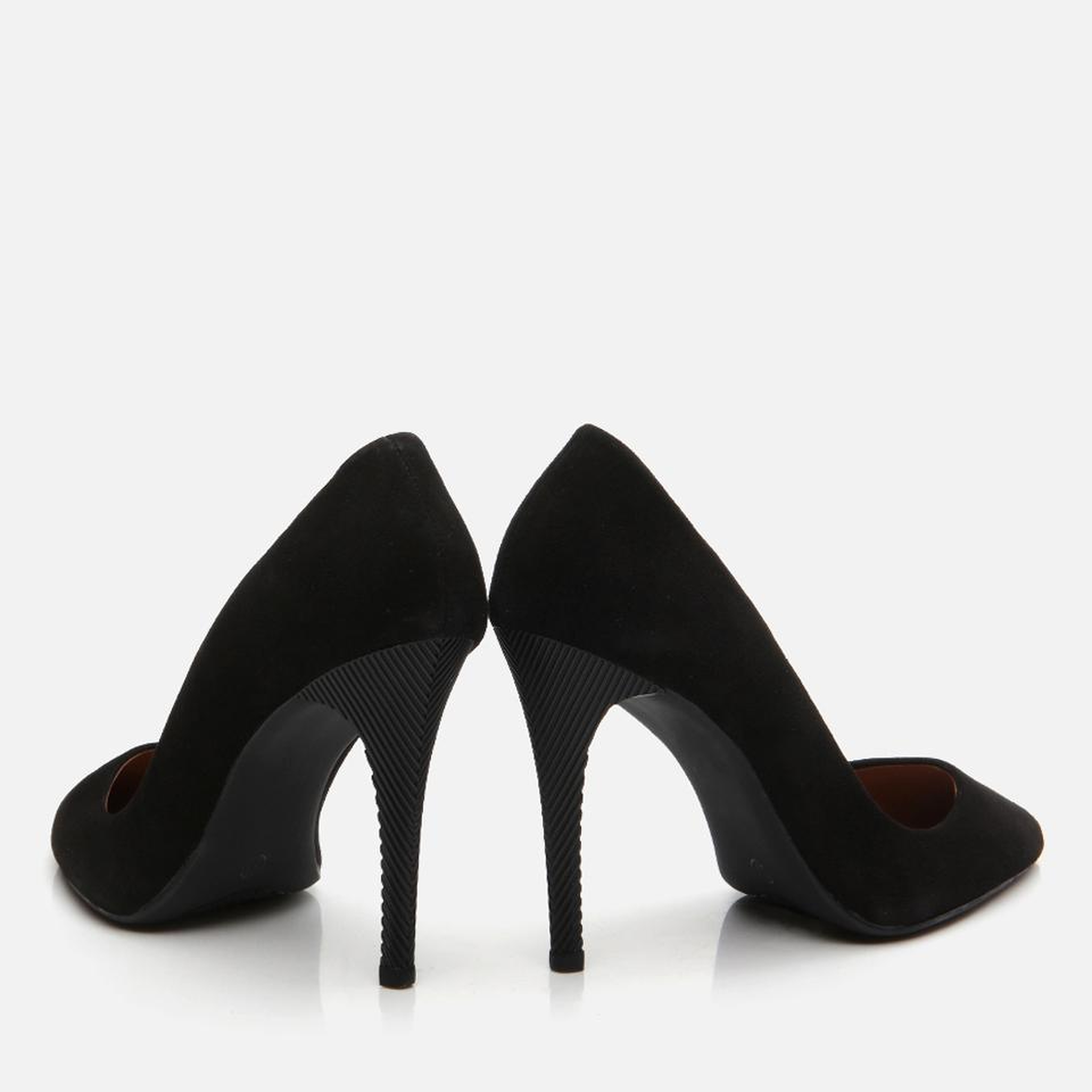 Kadın Deri Siyah Stiletto