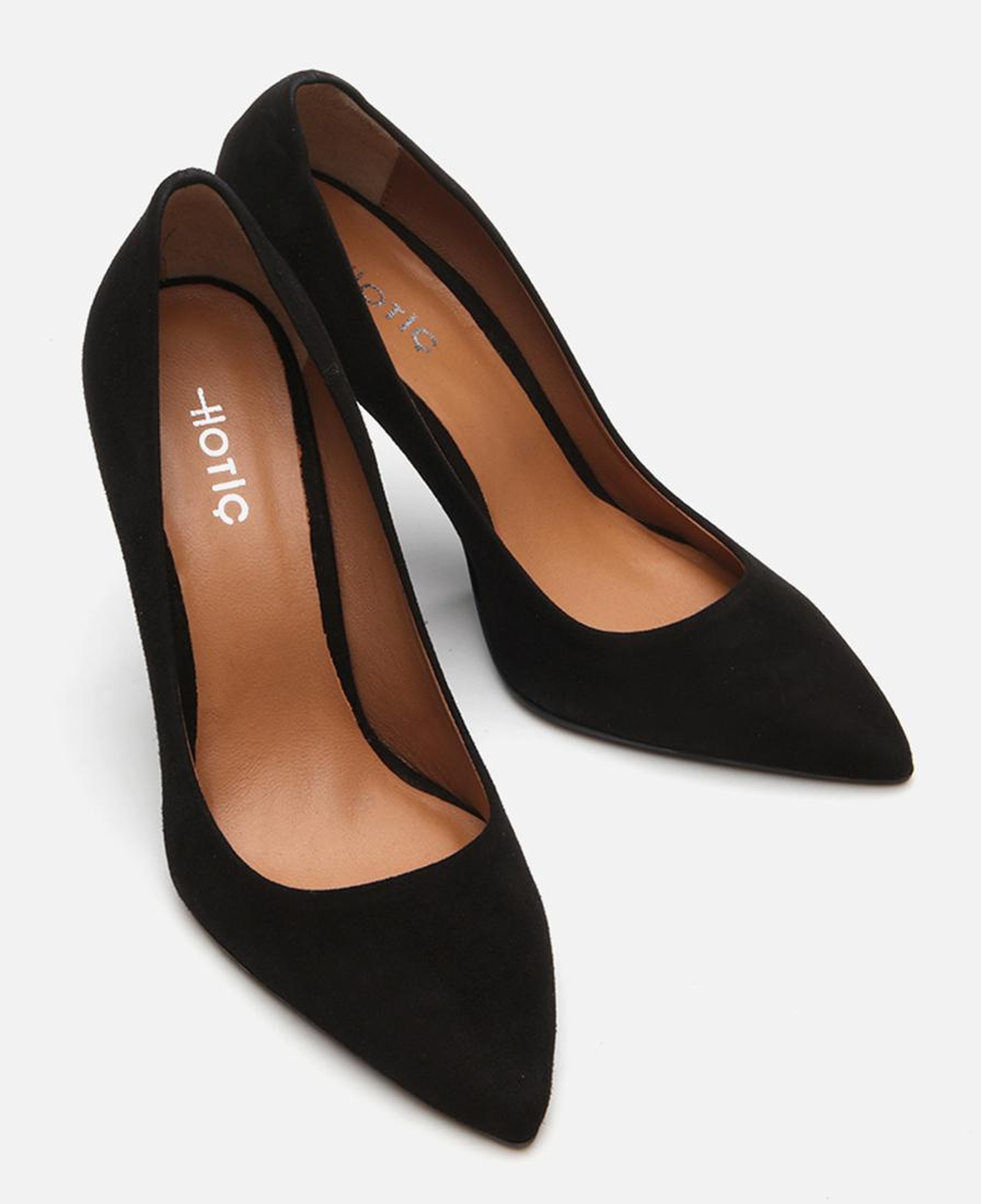 Kadın Deri Siyah Stiletto