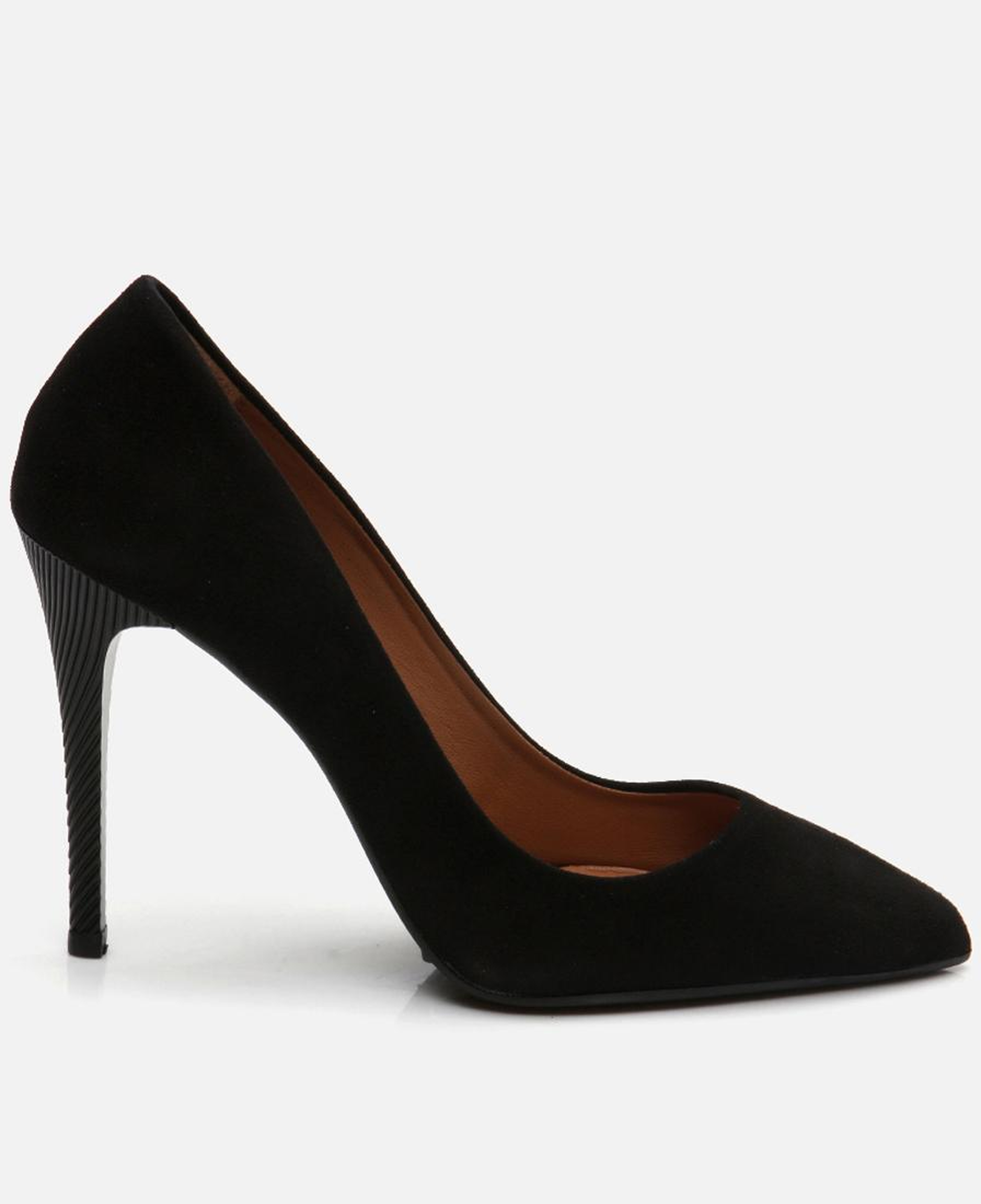 Kadın Deri Siyah Stiletto