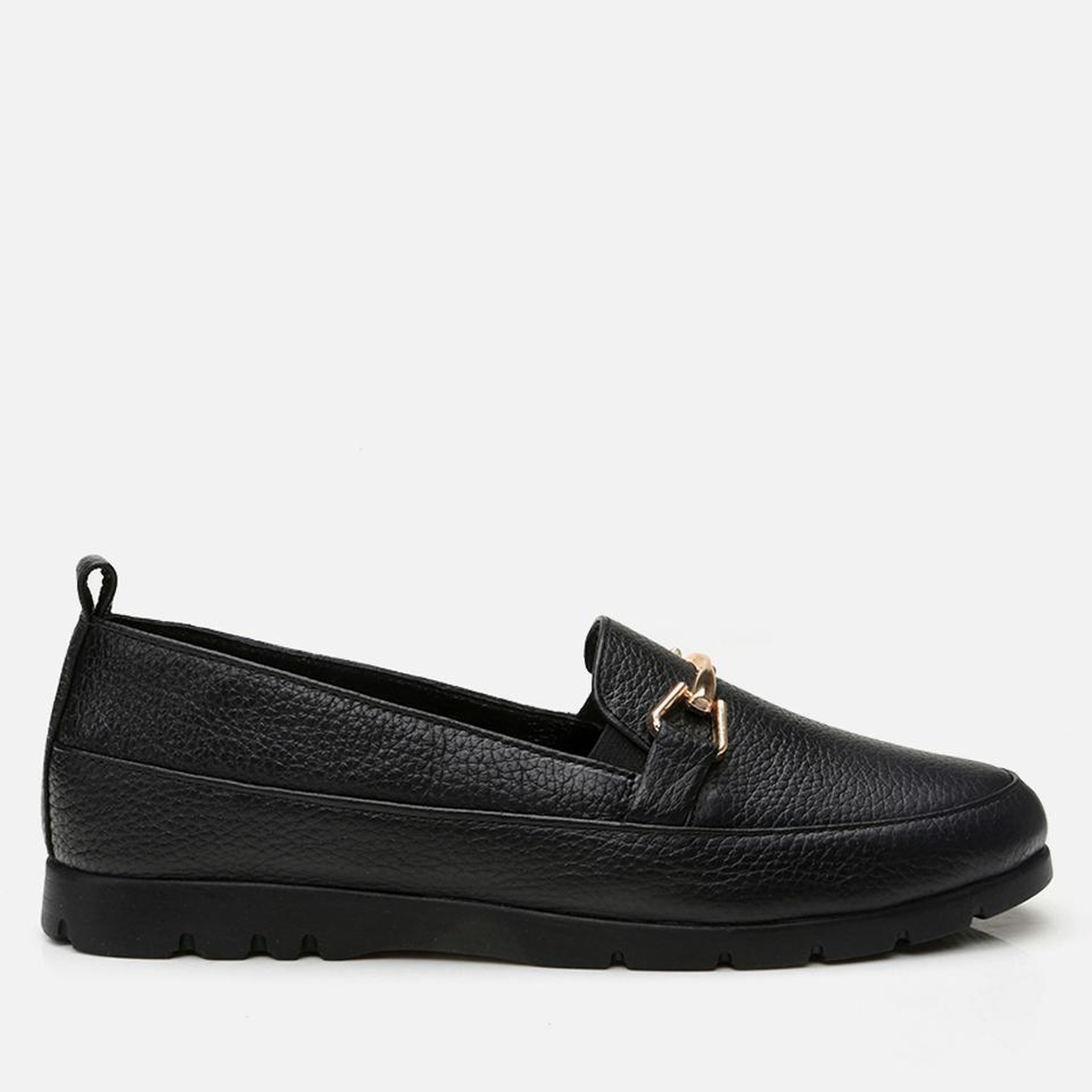 Kadın Deri Siyah Loafer