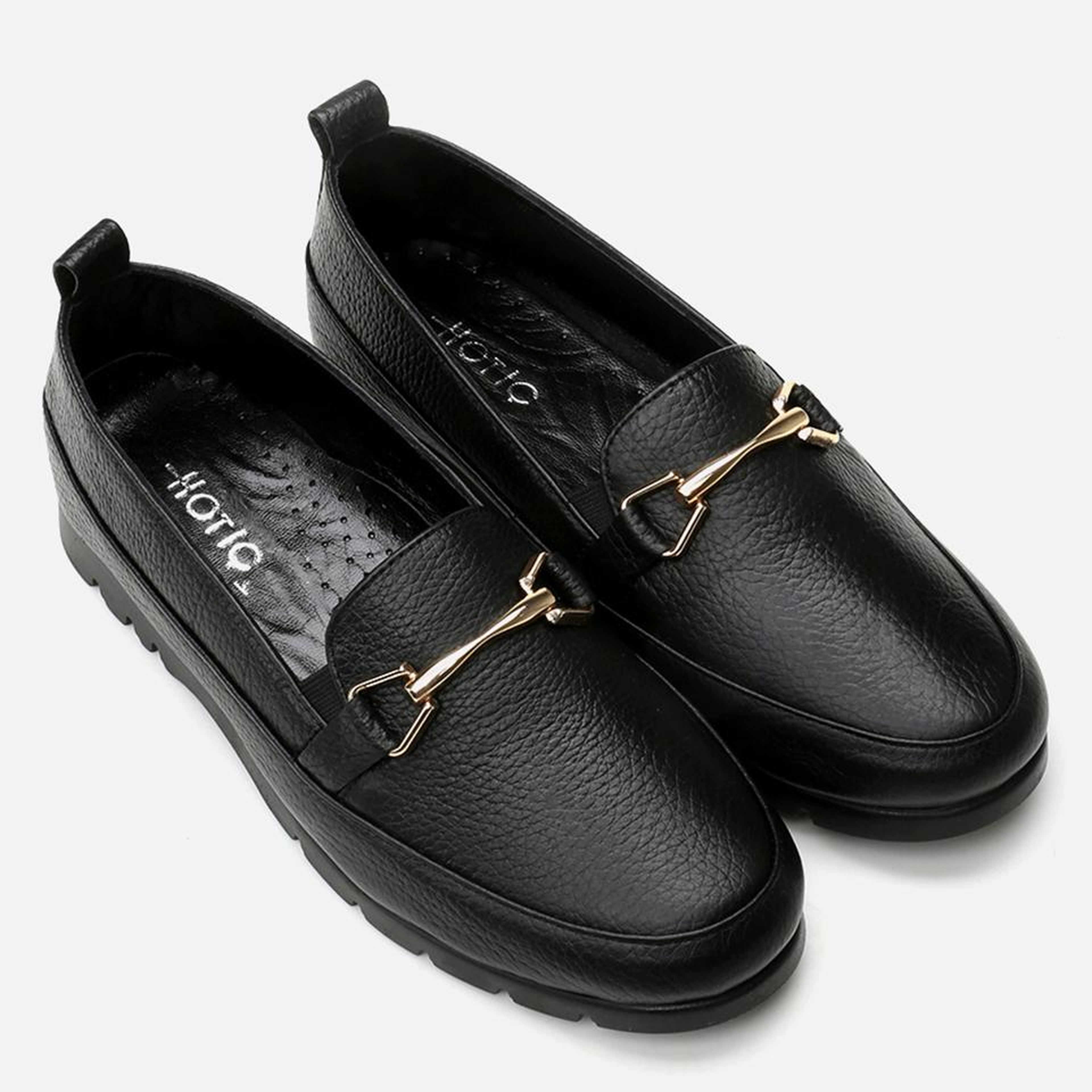 Kadın Deri Siyah Loafer