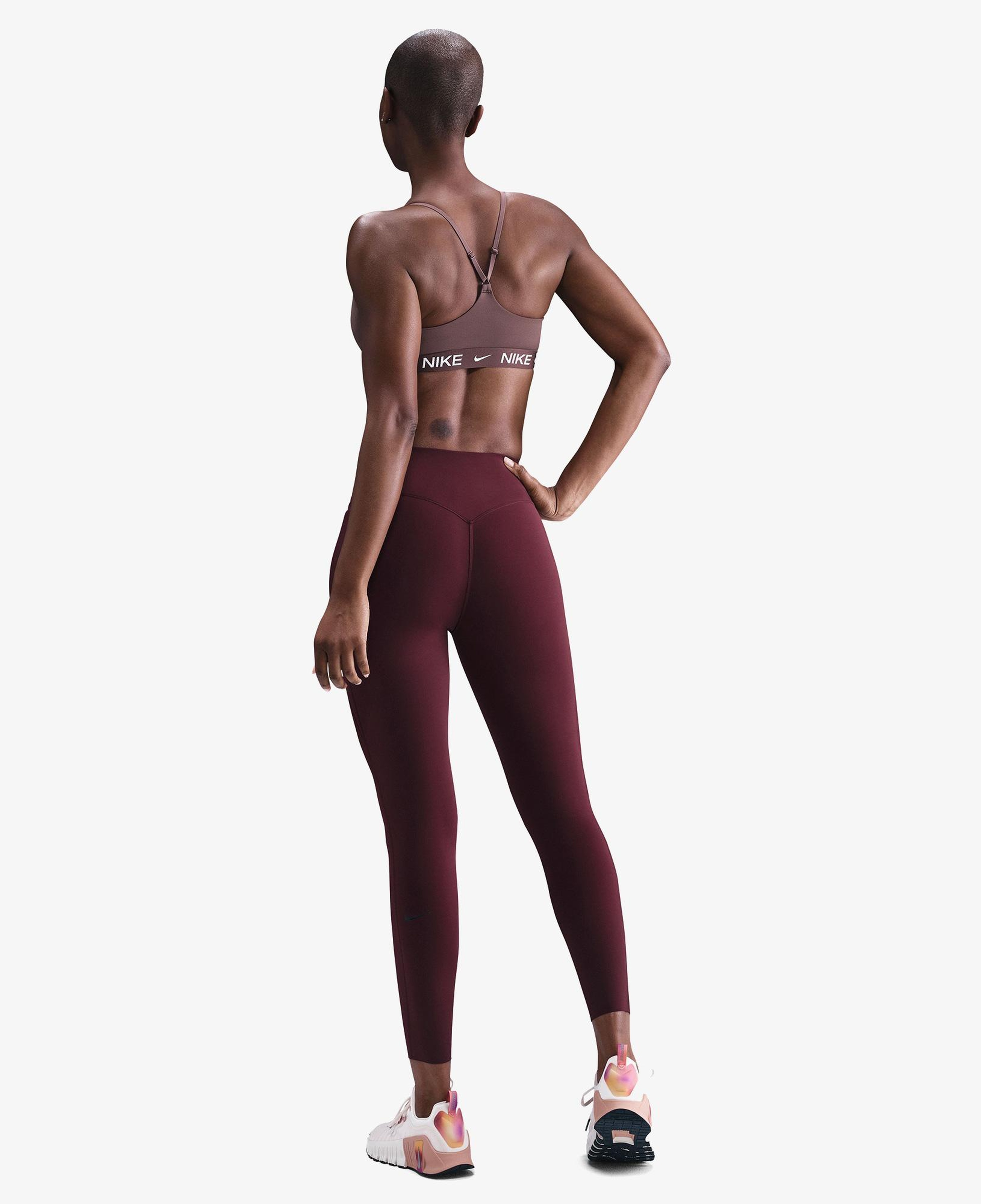 Nike Dri-Fit Indy Light Support Kadın Kahverengi Bra