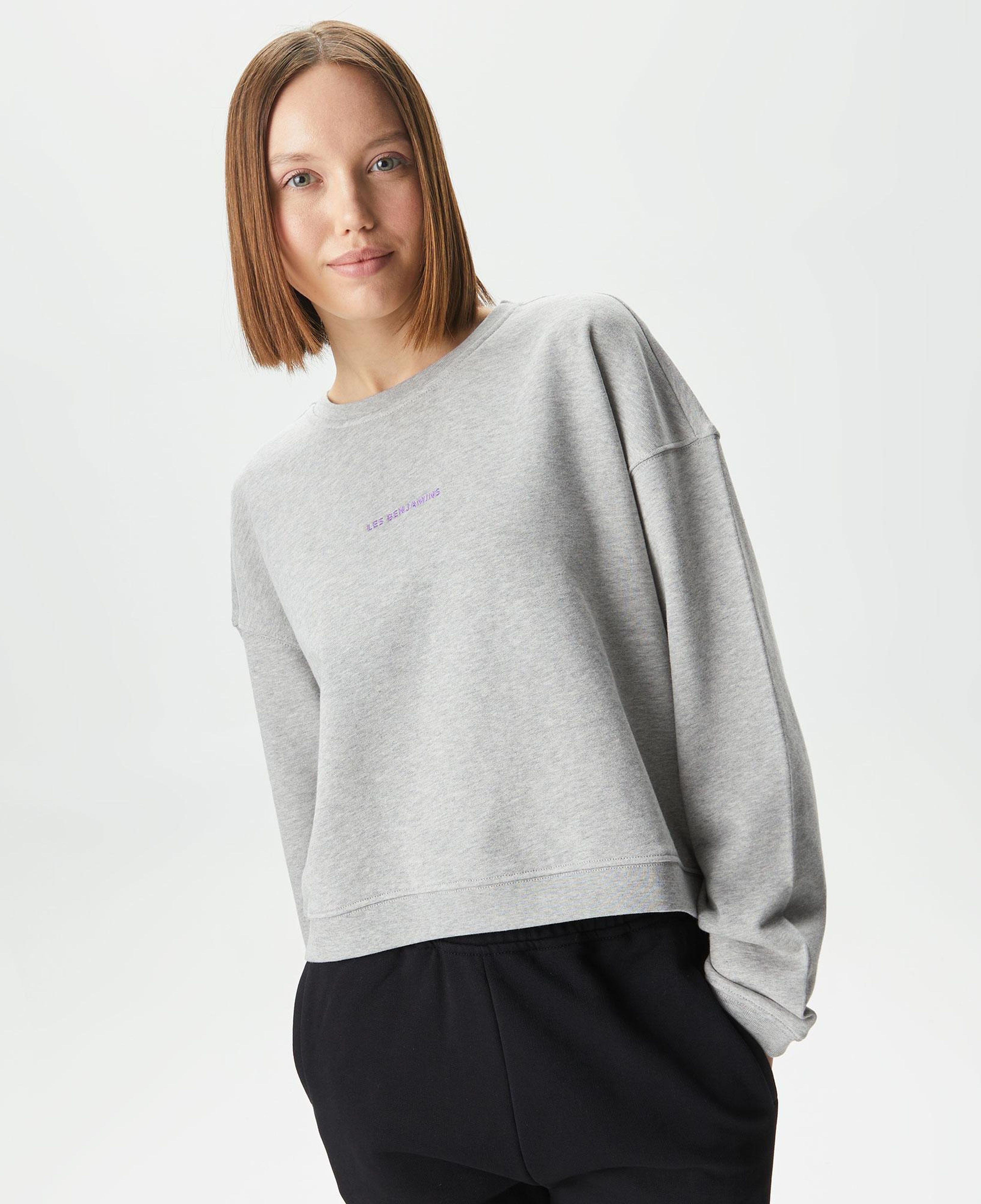 Les Benjamins Core Kadın Gri Sweatshirt