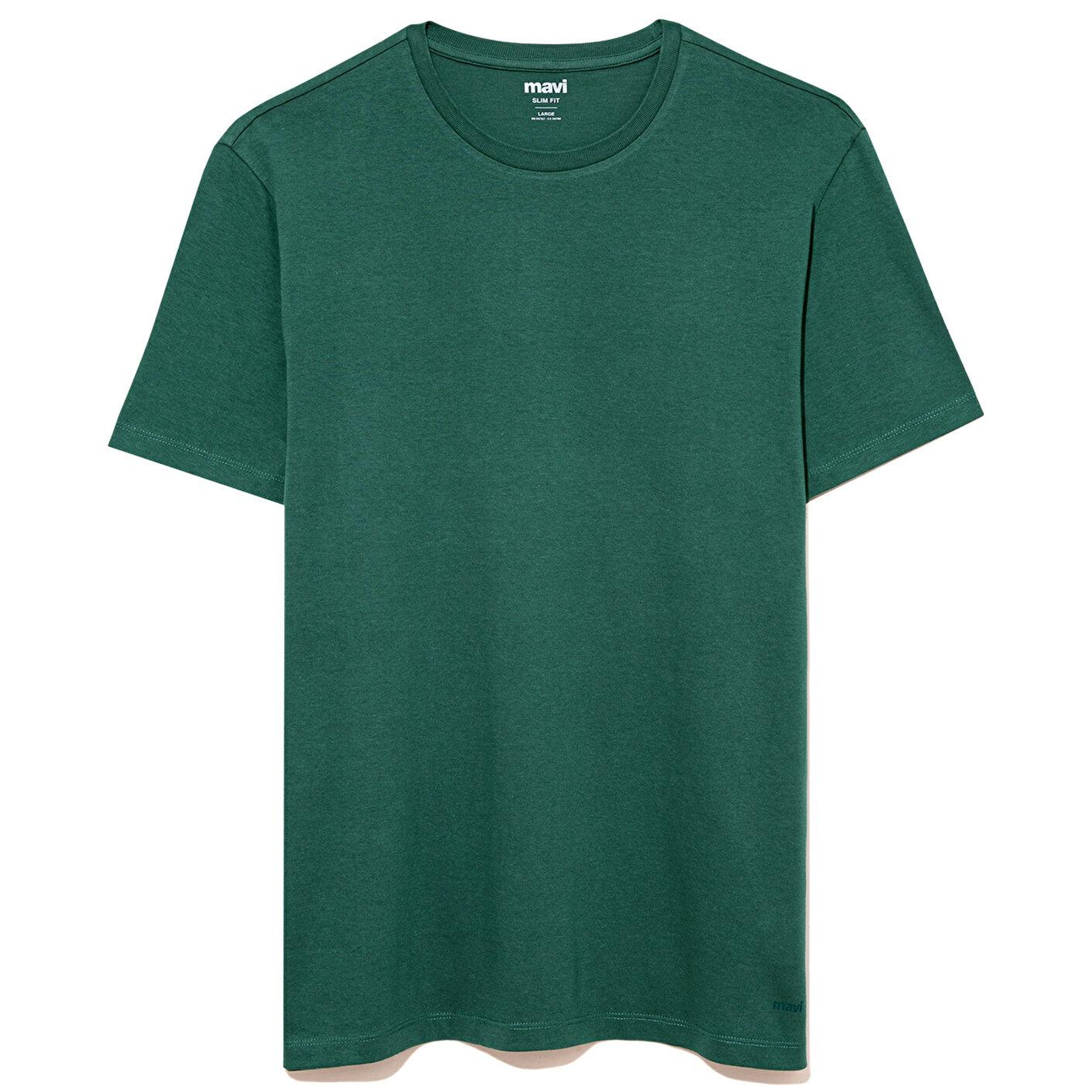 Mavi 3lü Bisiklet Yaka Erkek Basic Tişört Slim Fit / Dar Kesim 0611784-70490