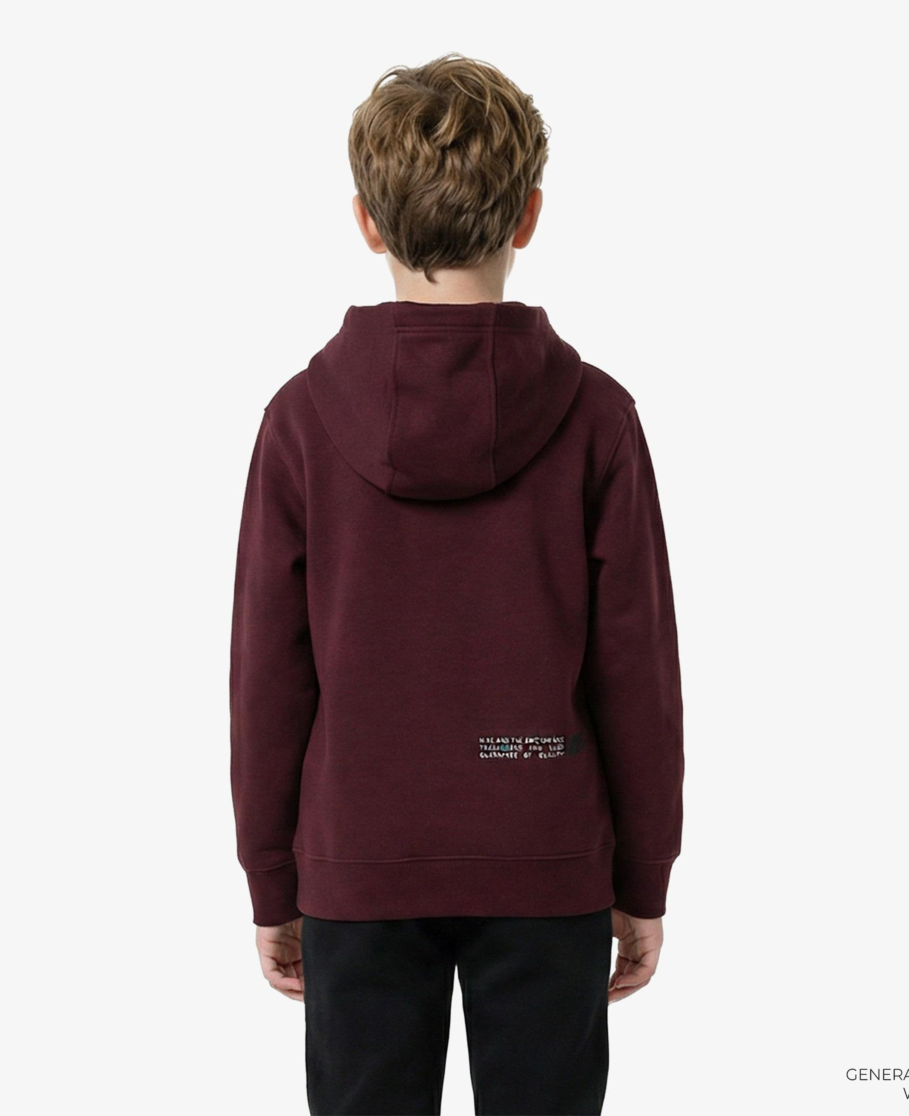 Nike Sportswear Club Fleece Çocuk Bordo Kapüşonlu Hoodie
