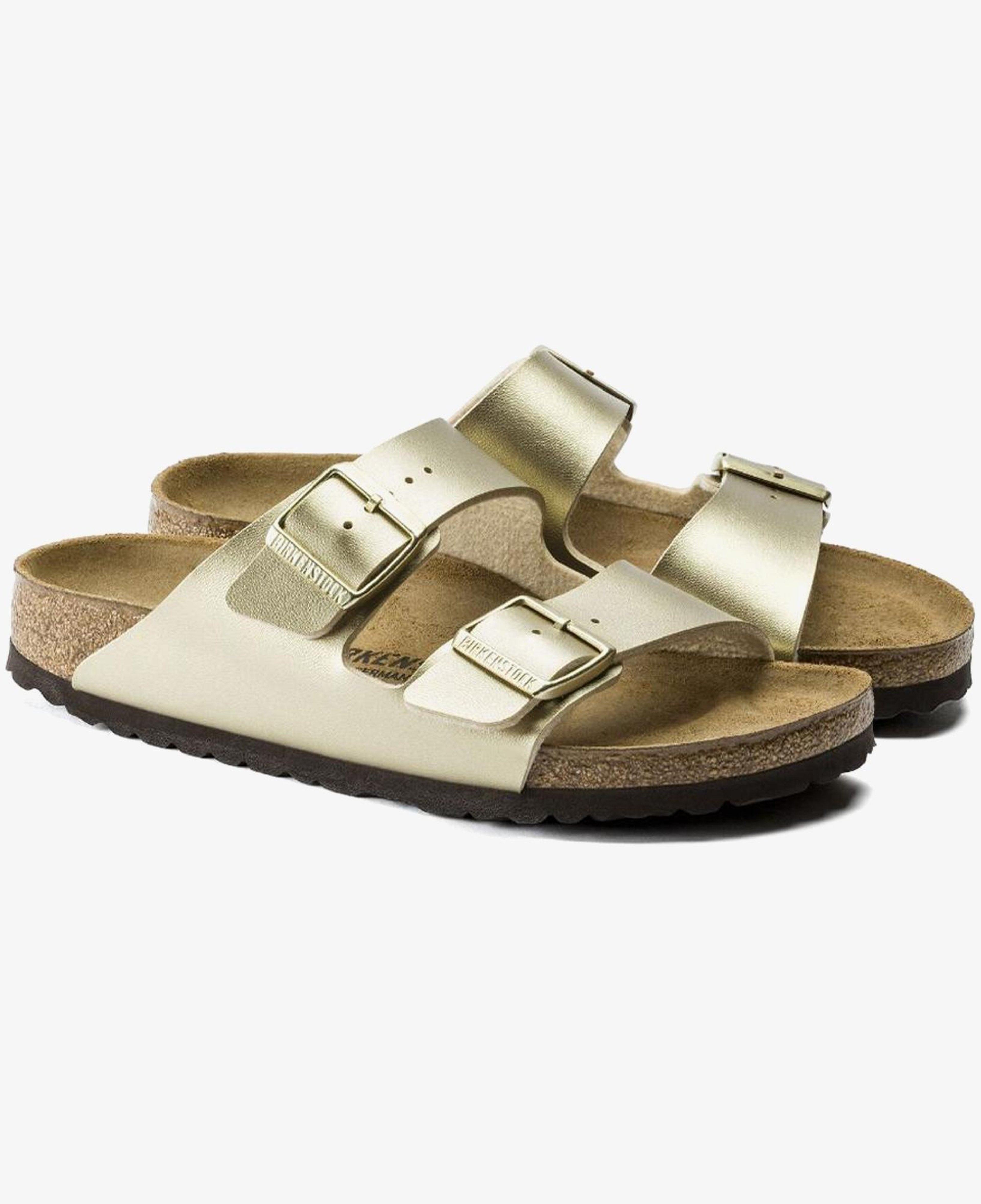 Birkenstock Arizona Bf Metallic Kadın Altin Terlik
