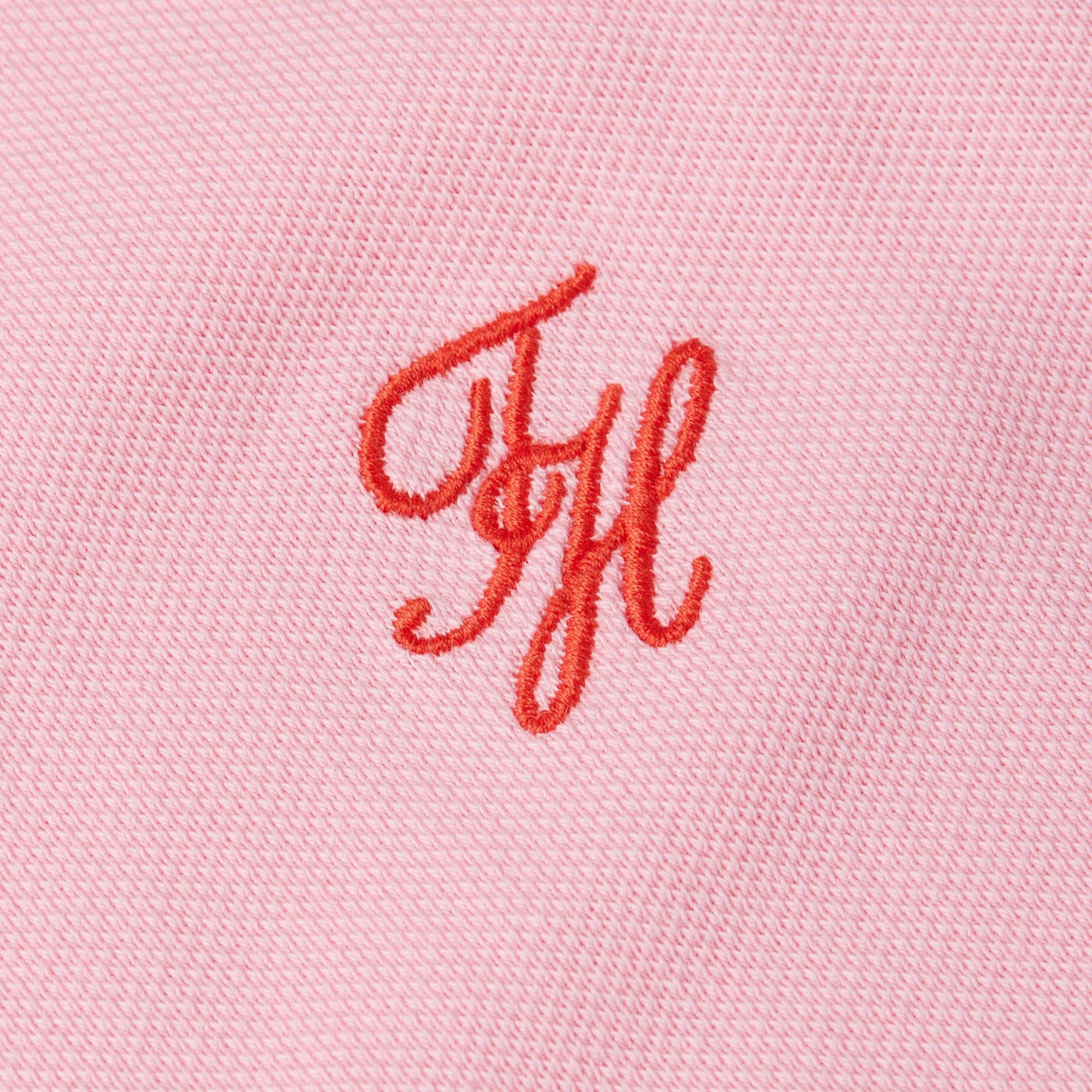 Tommy Hilfiger Swimshop Kadın Pembe Polo Yaka T-Shirt