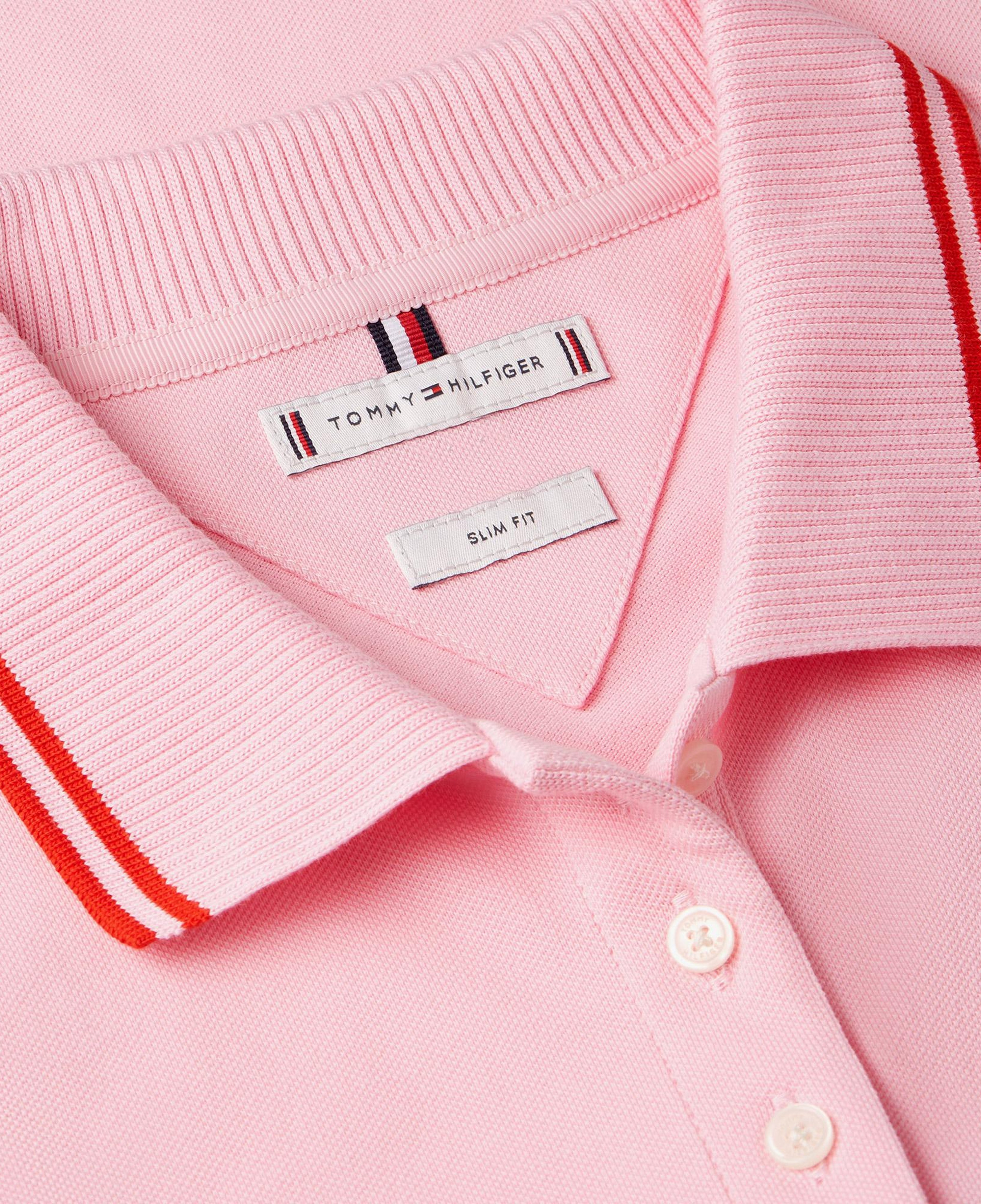 Tommy Hilfiger Swimshop Kadın Pembe Polo Yaka T-Shirt