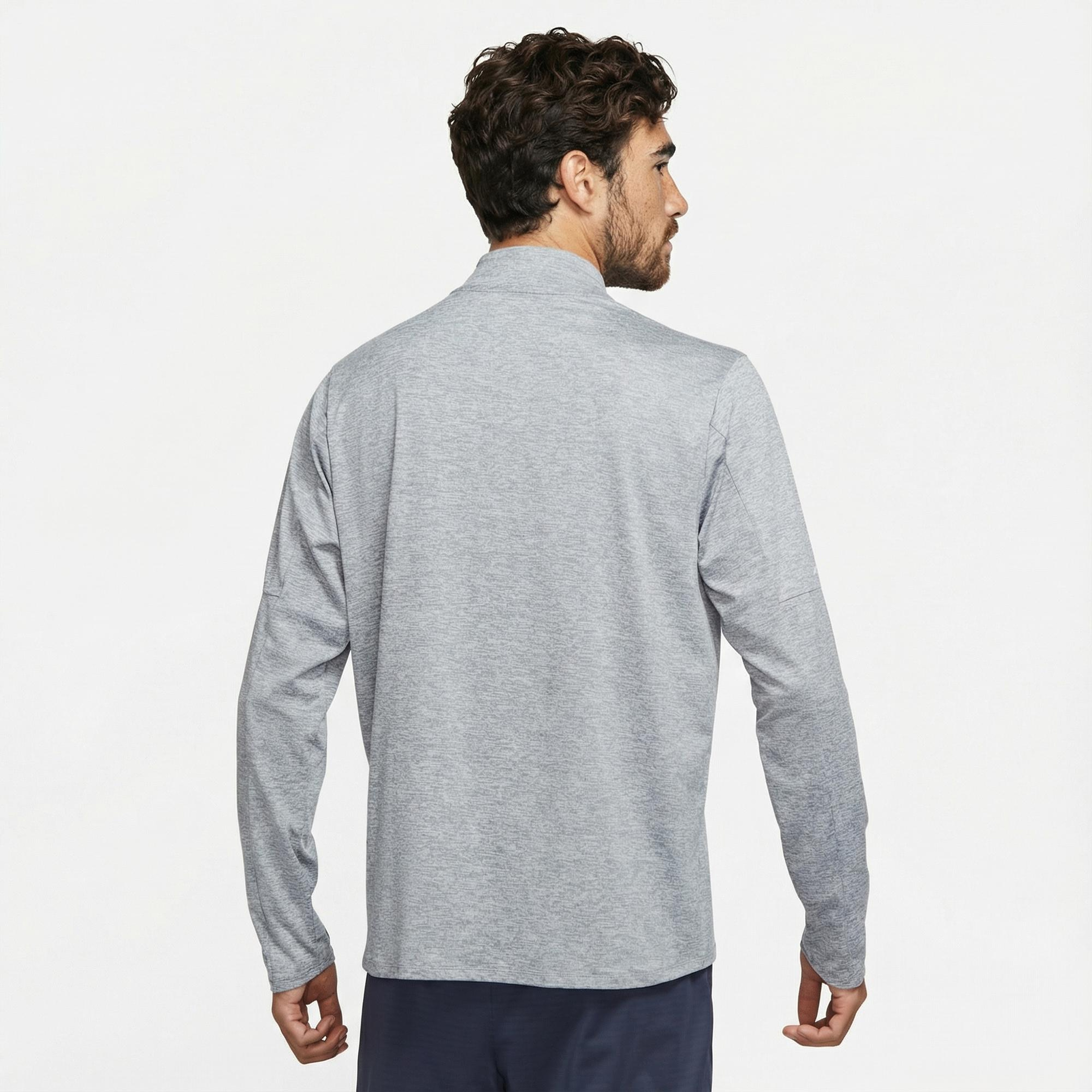 Nike Dri-Fit Element Erkek Gri Sweatshirt