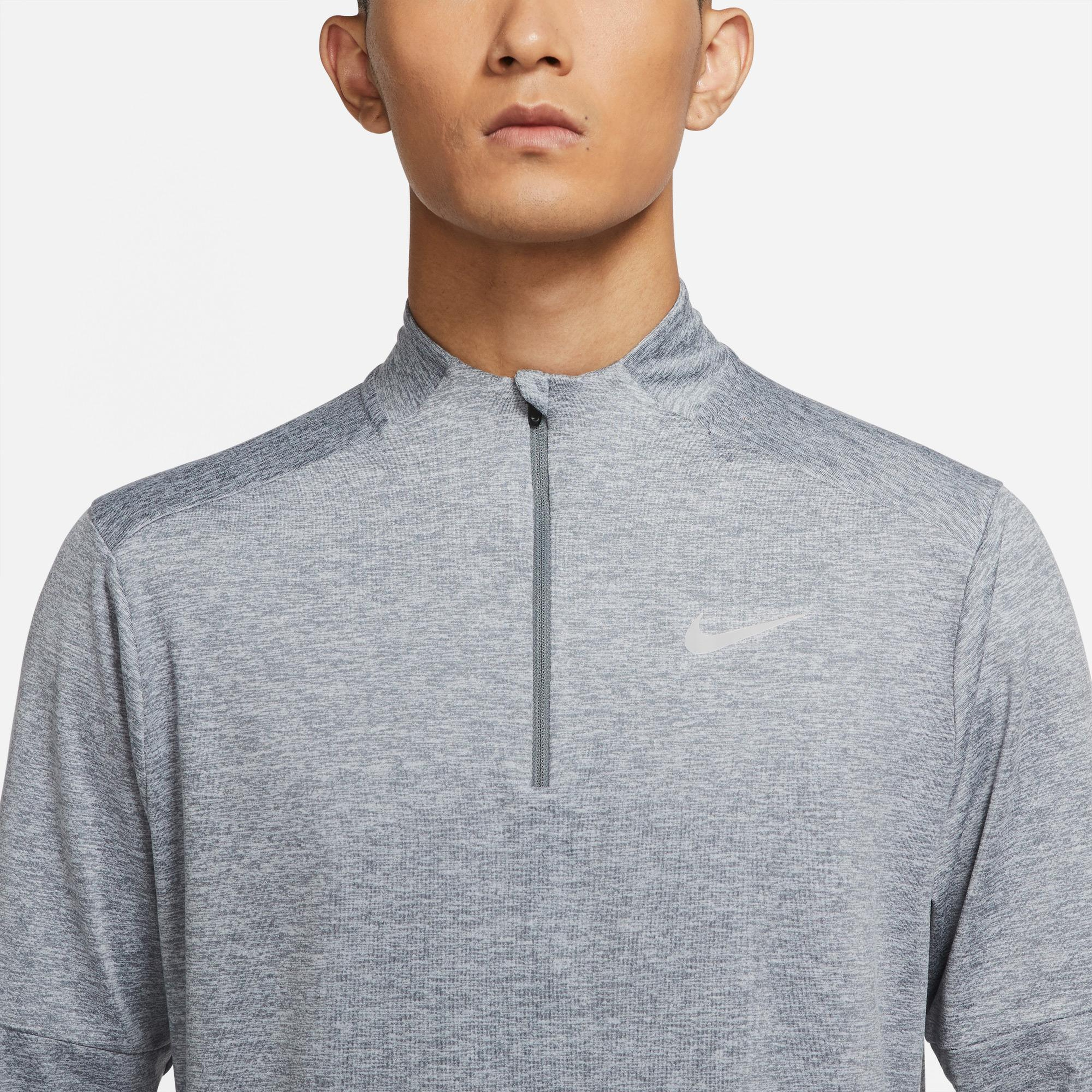 Nike Dri-Fit Element Erkek Gri Sweatshirt